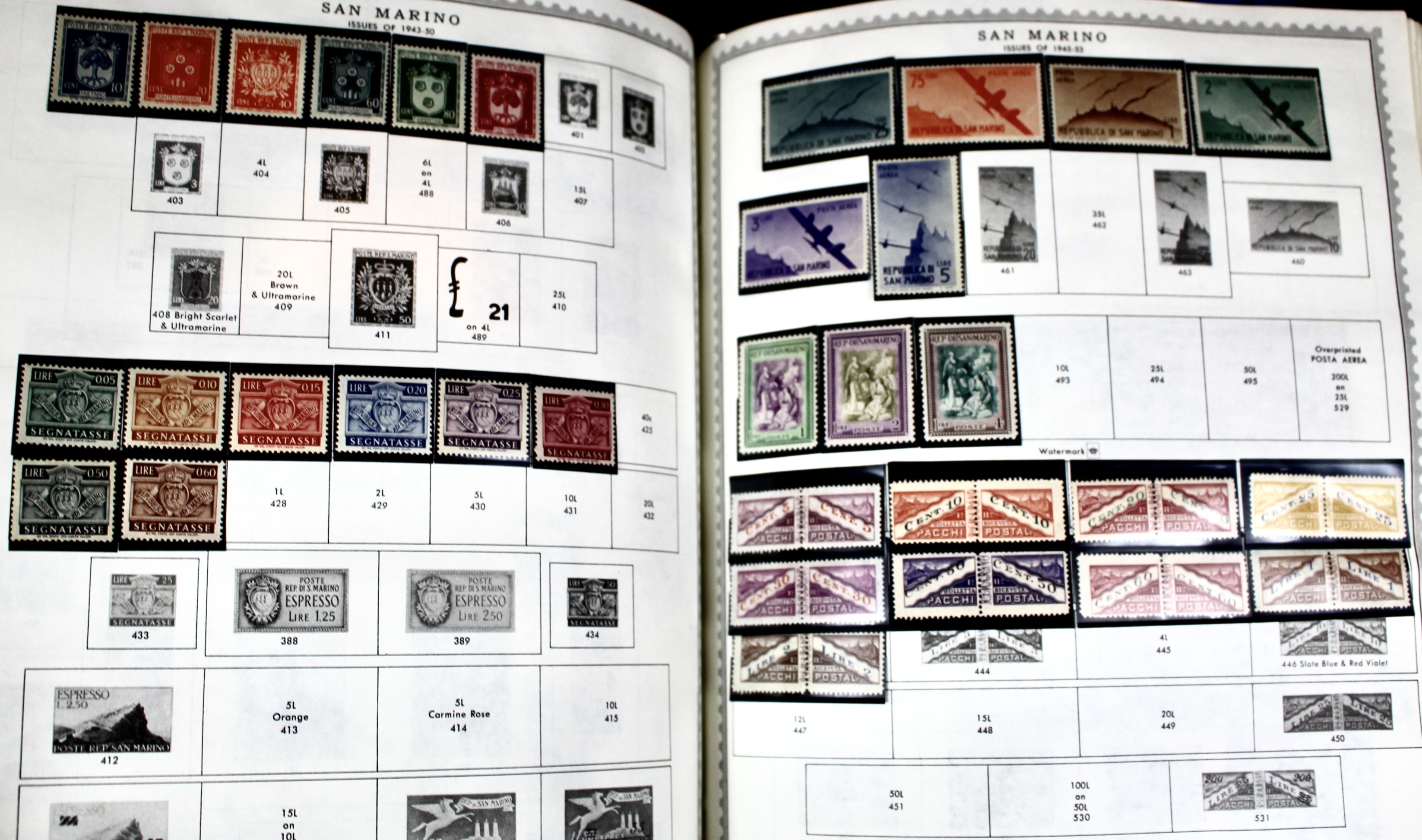Extensive World wide Stamp Collection In Minkus Supreme Album