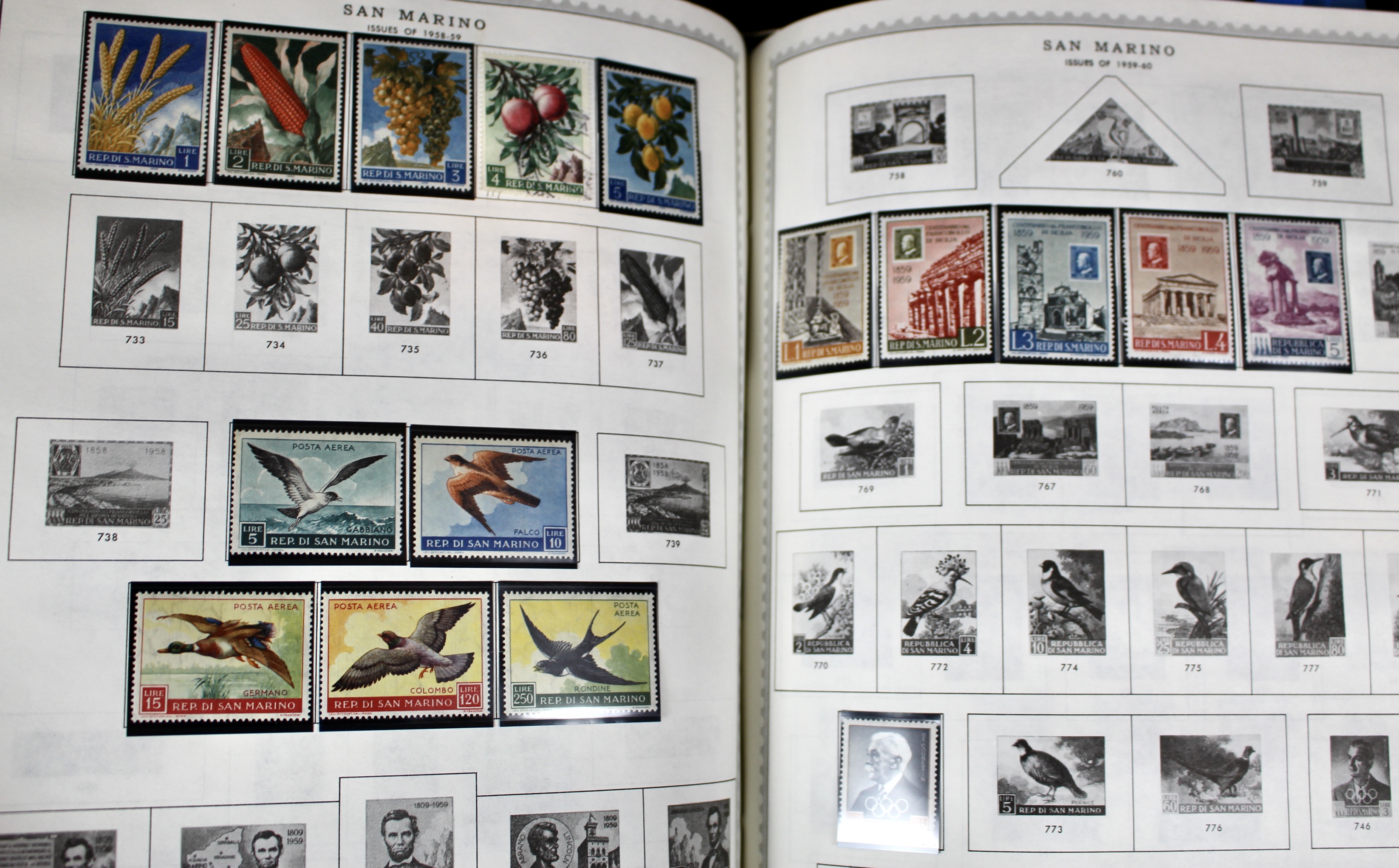 Extensive World wide Stamp Collection In Minkus Supreme Album