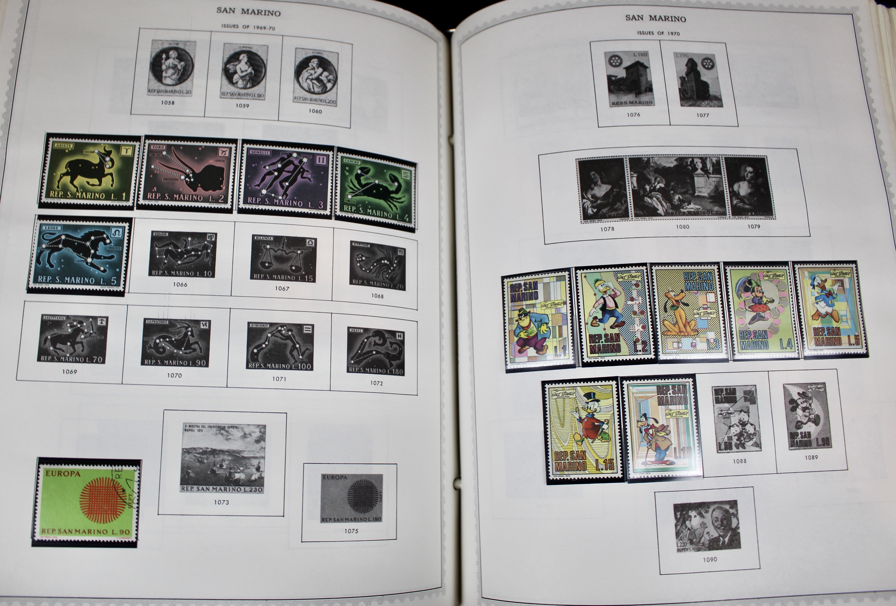 Extensive World wide Stamp Collection In Minkus Supreme Album
