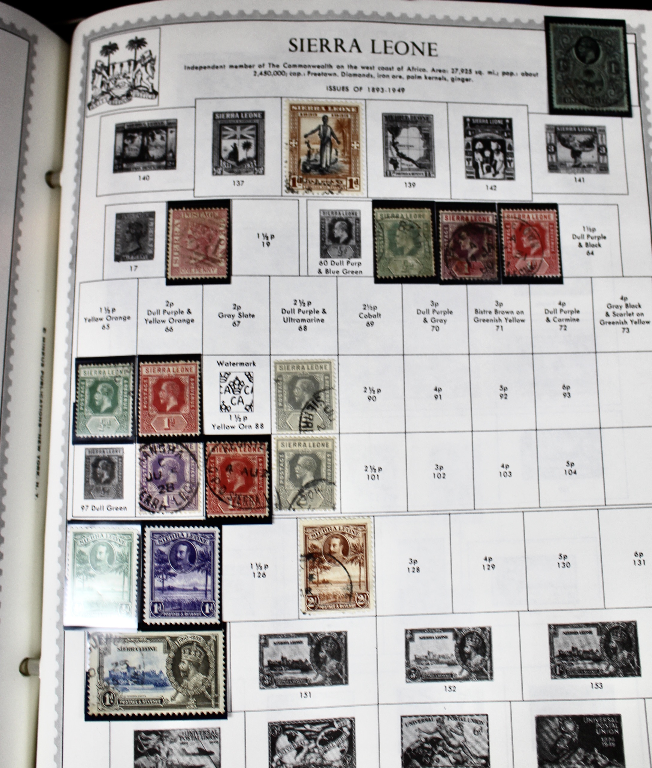 Extensive World wide Stamp Collection In Minkus Supreme Album