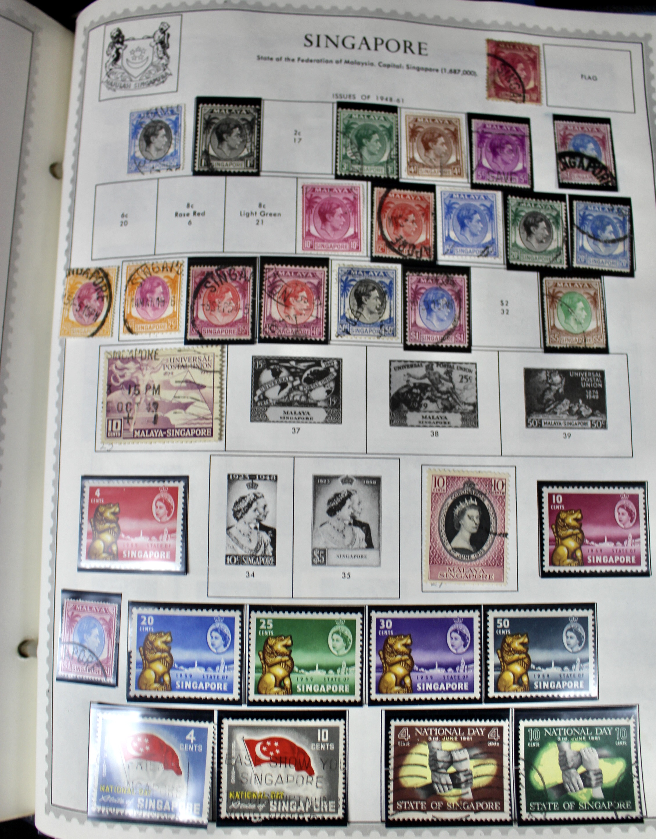 Extensive World wide Stamp Collection In Minkus Supreme Album