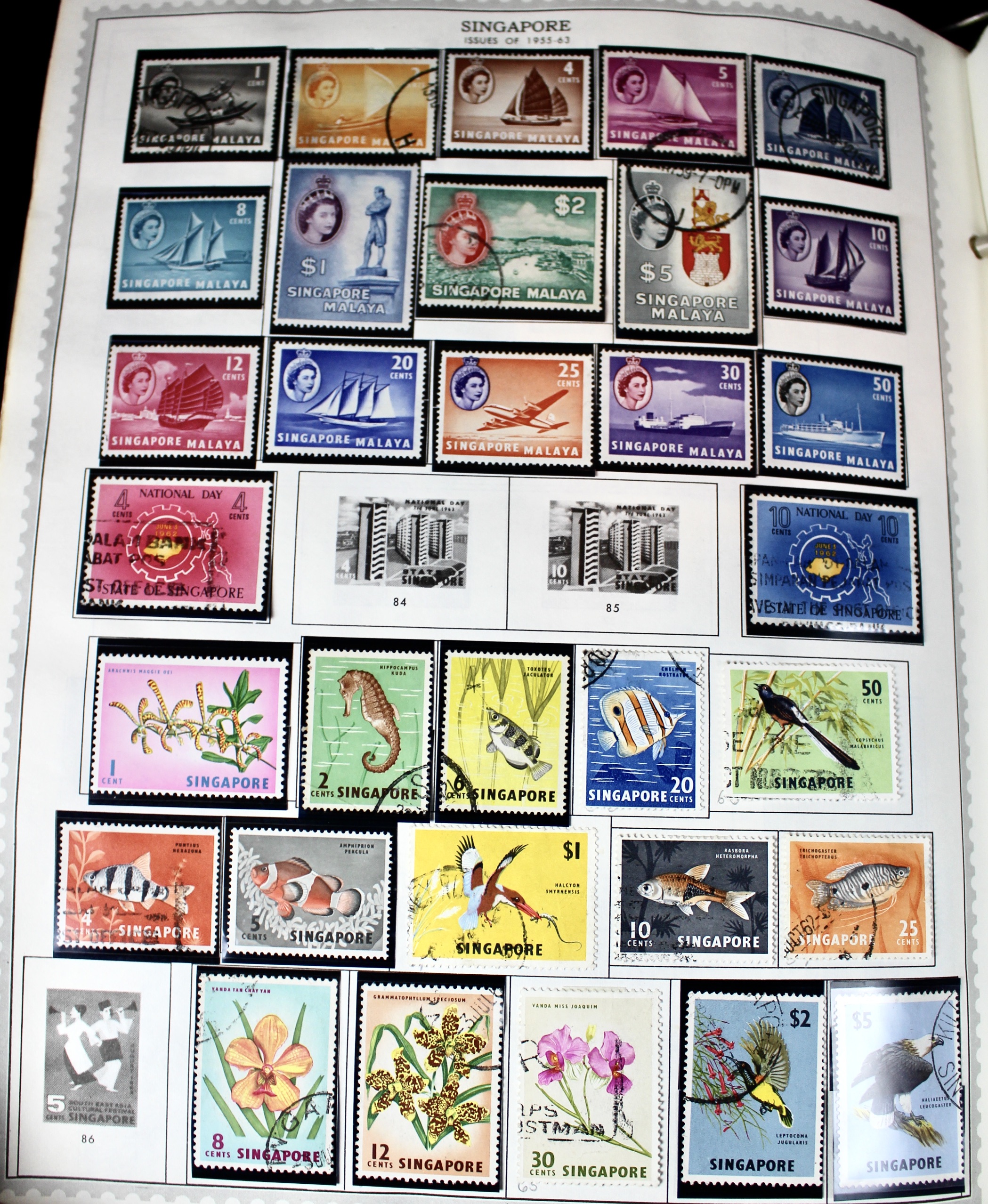 Extensive World wide Stamp Collection In Minkus Supreme Album