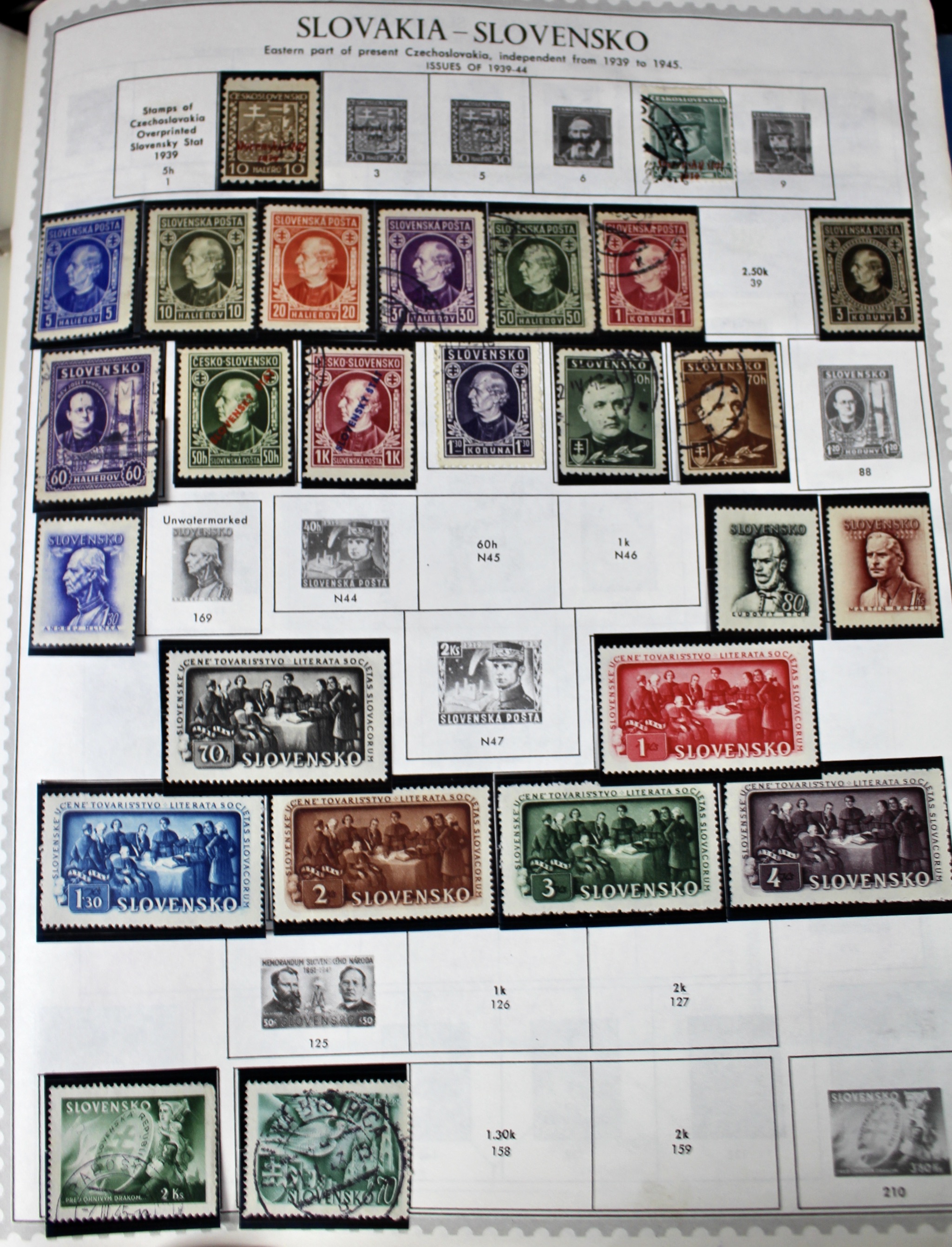 Extensive World wide Stamp Collection In Minkus Supreme Album