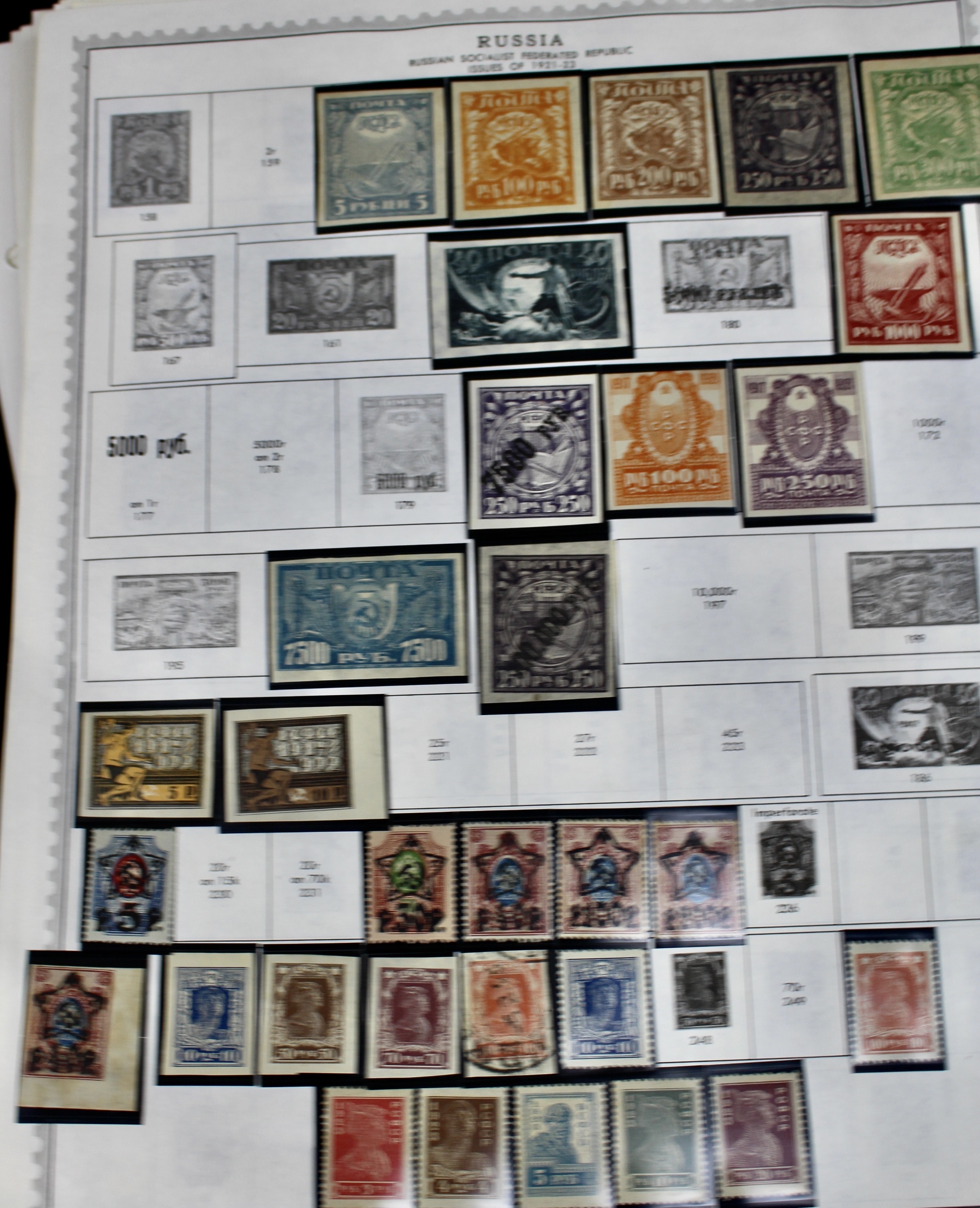 Comprehensive Russia Stamp Collection