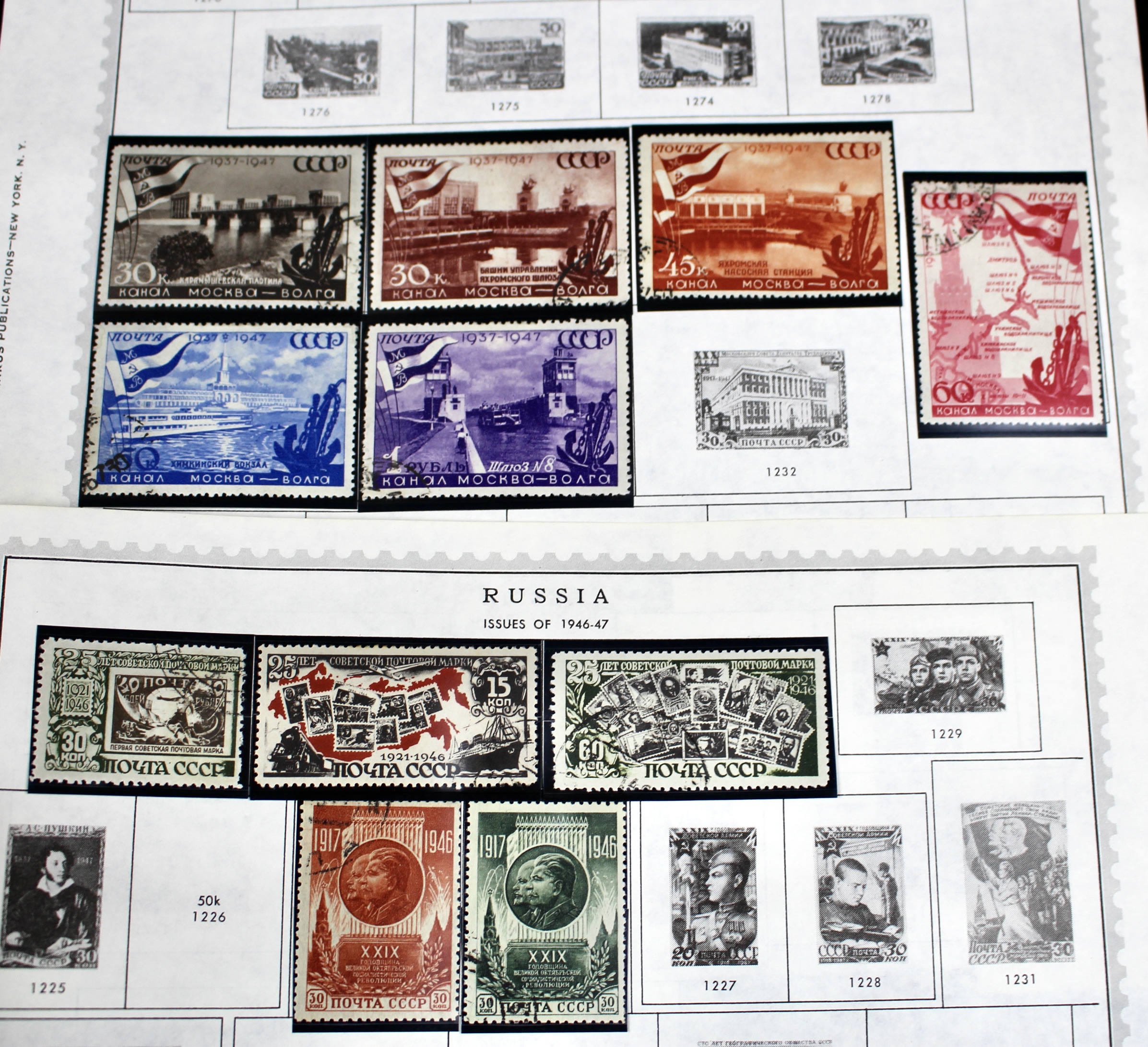 Comprehensive Russia Stamp Collection