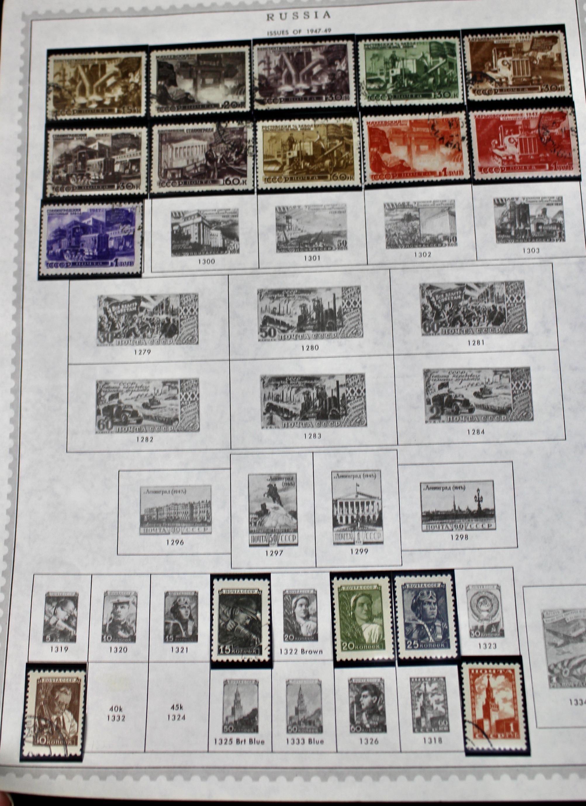 Comprehensive Russia Stamp Collection