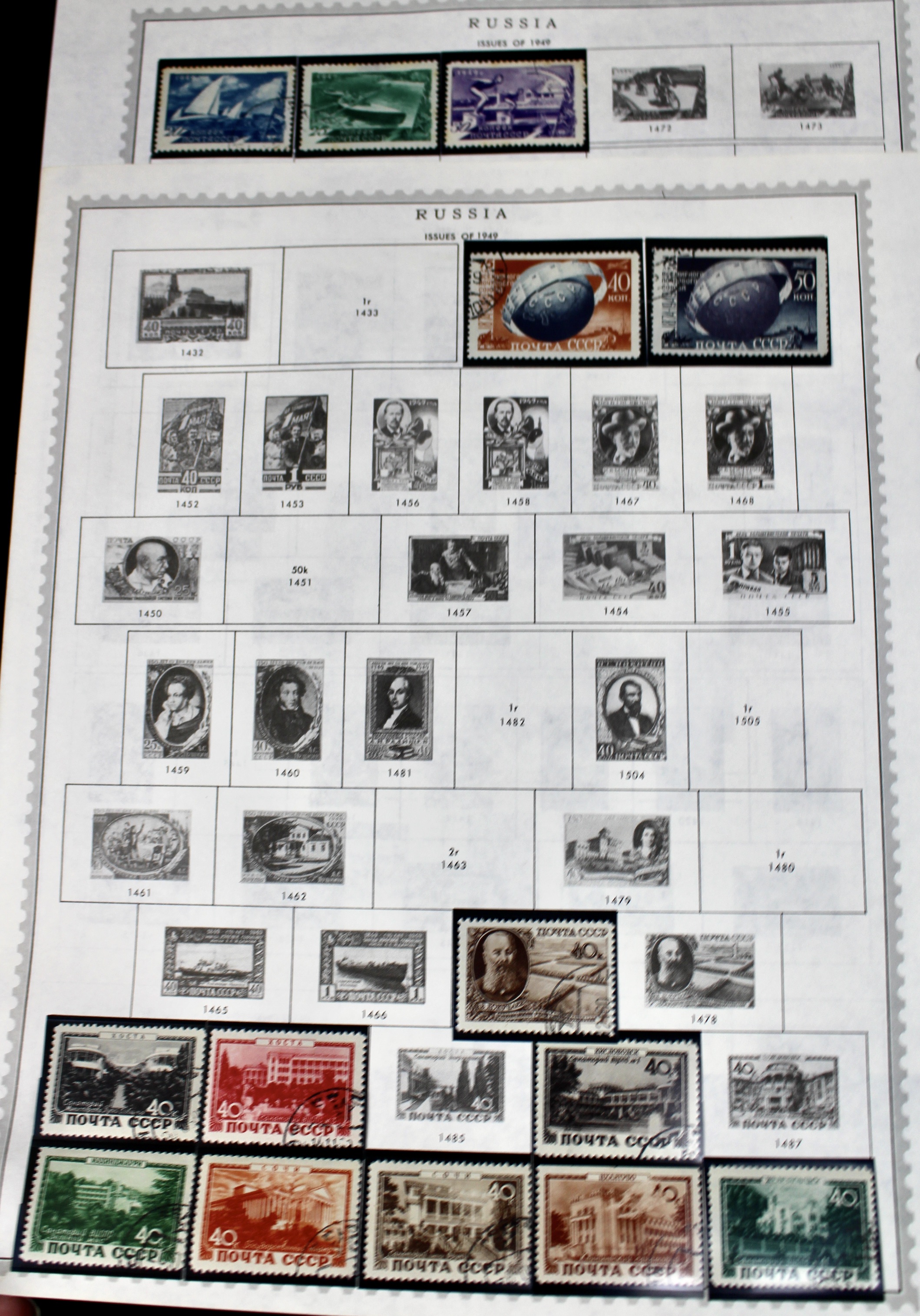 Comprehensive Russia Stamp Collection