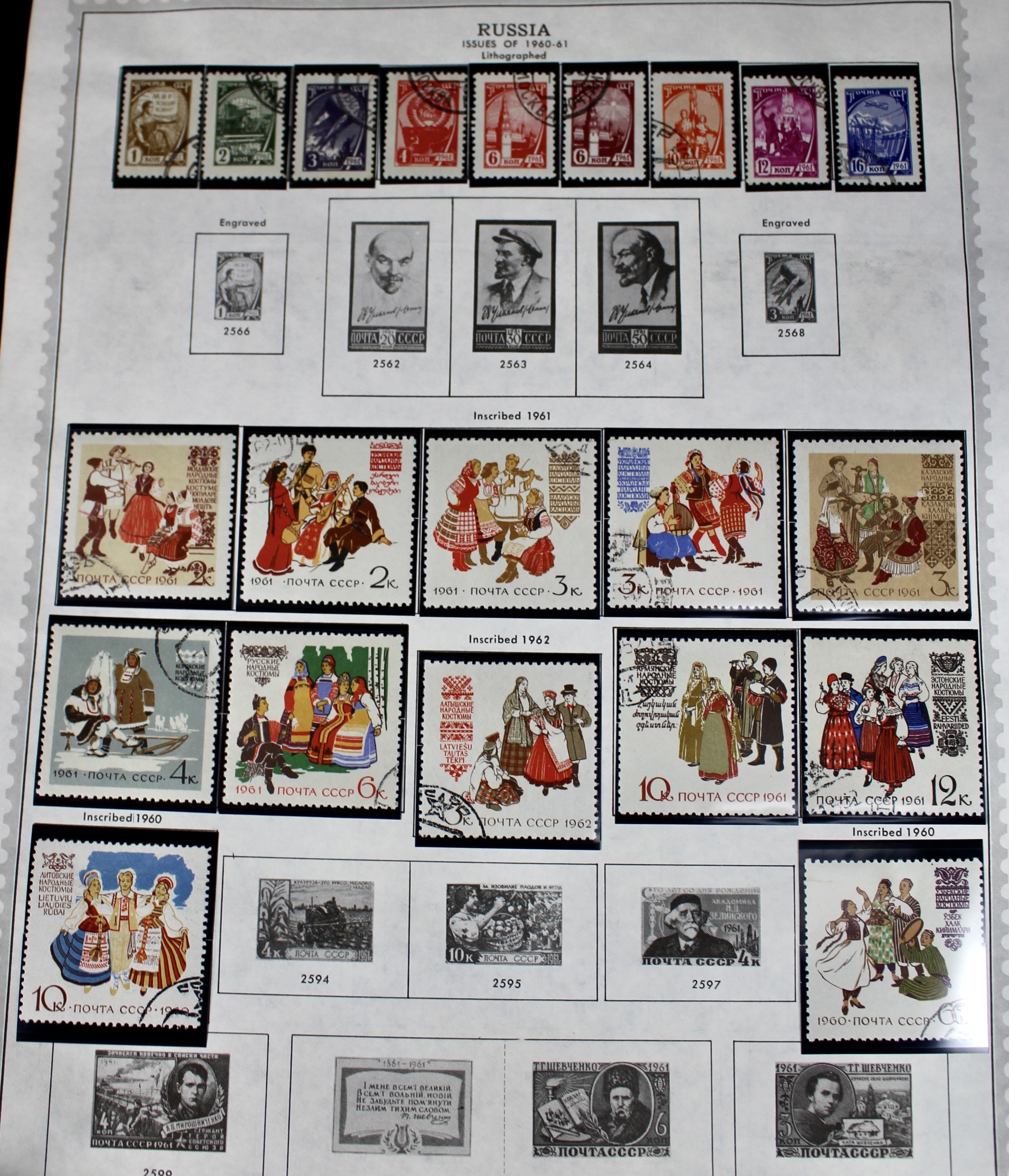 Comprehensive Russia Stamp Collection