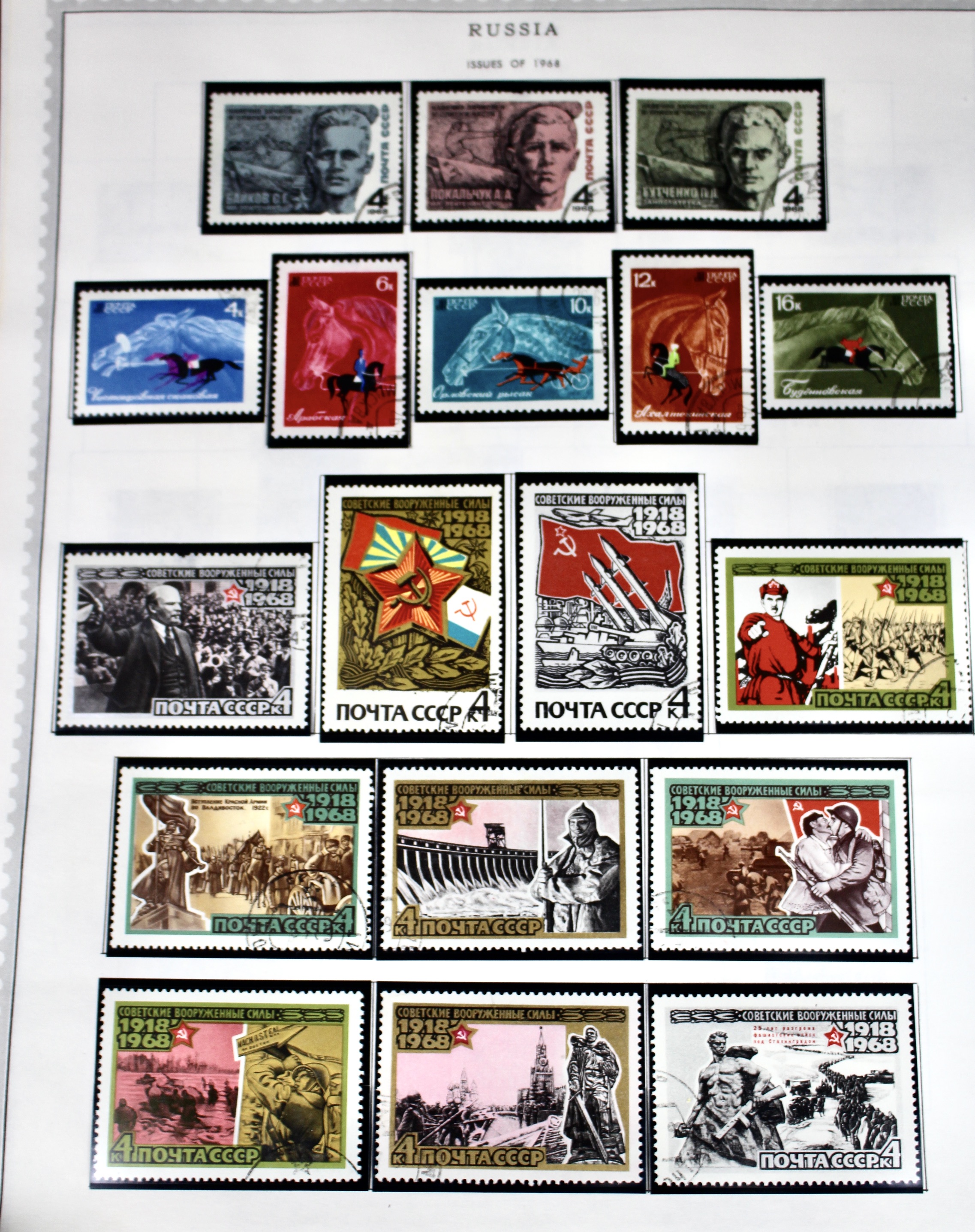 Comprehensive Russia Stamp Collection