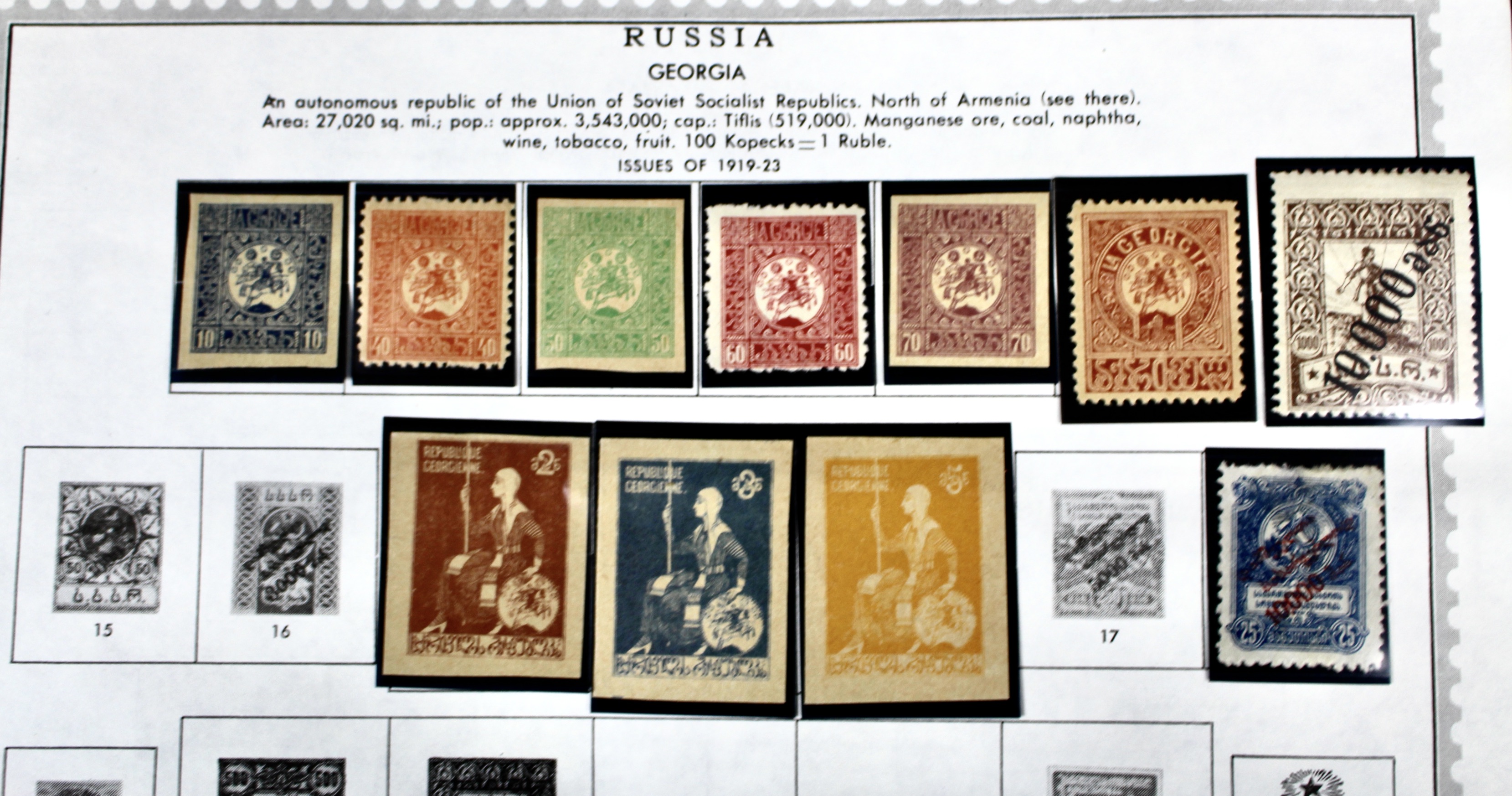 Comprehensive Russia Stamp Collection