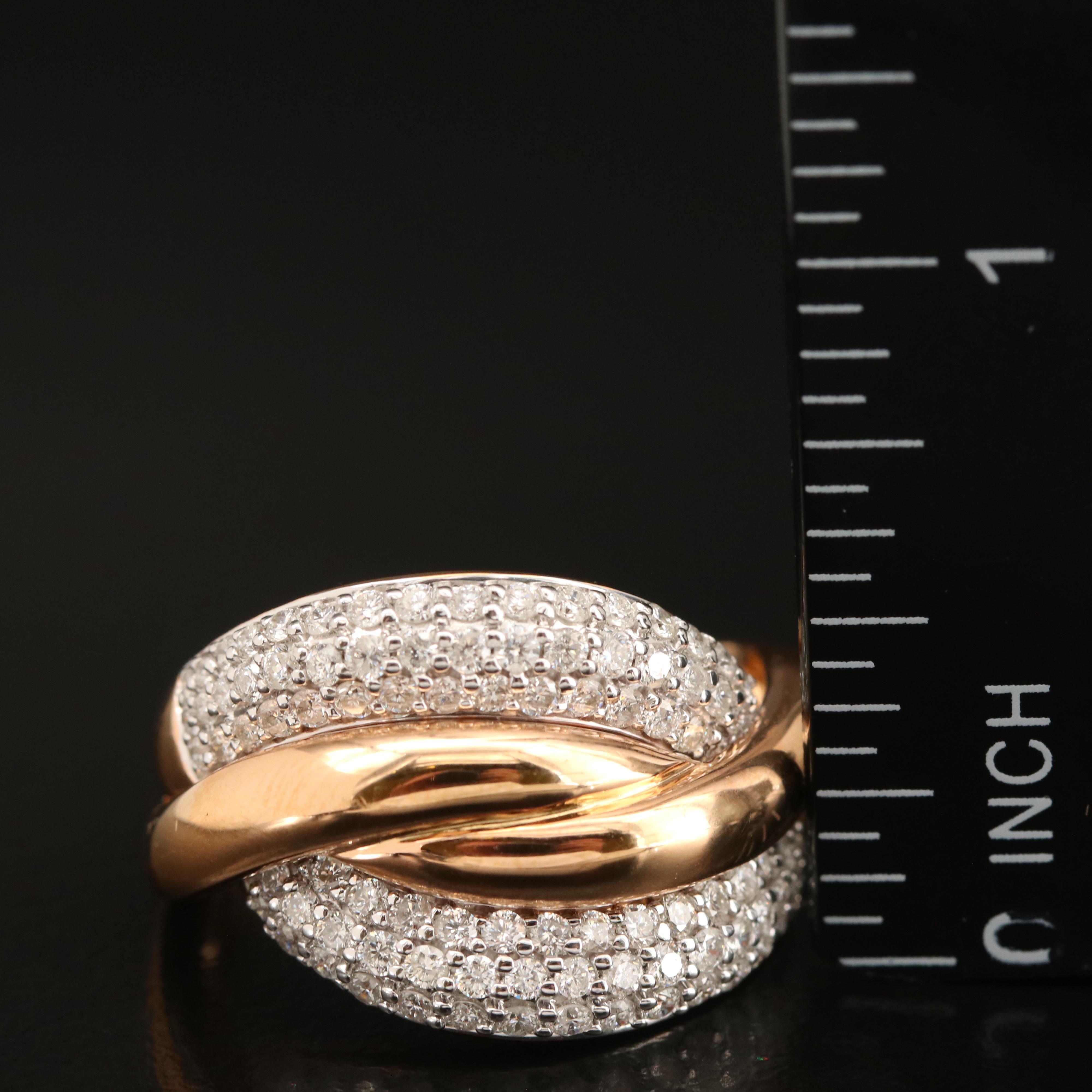 Sterling 1.04 CTW Diamond Ring
