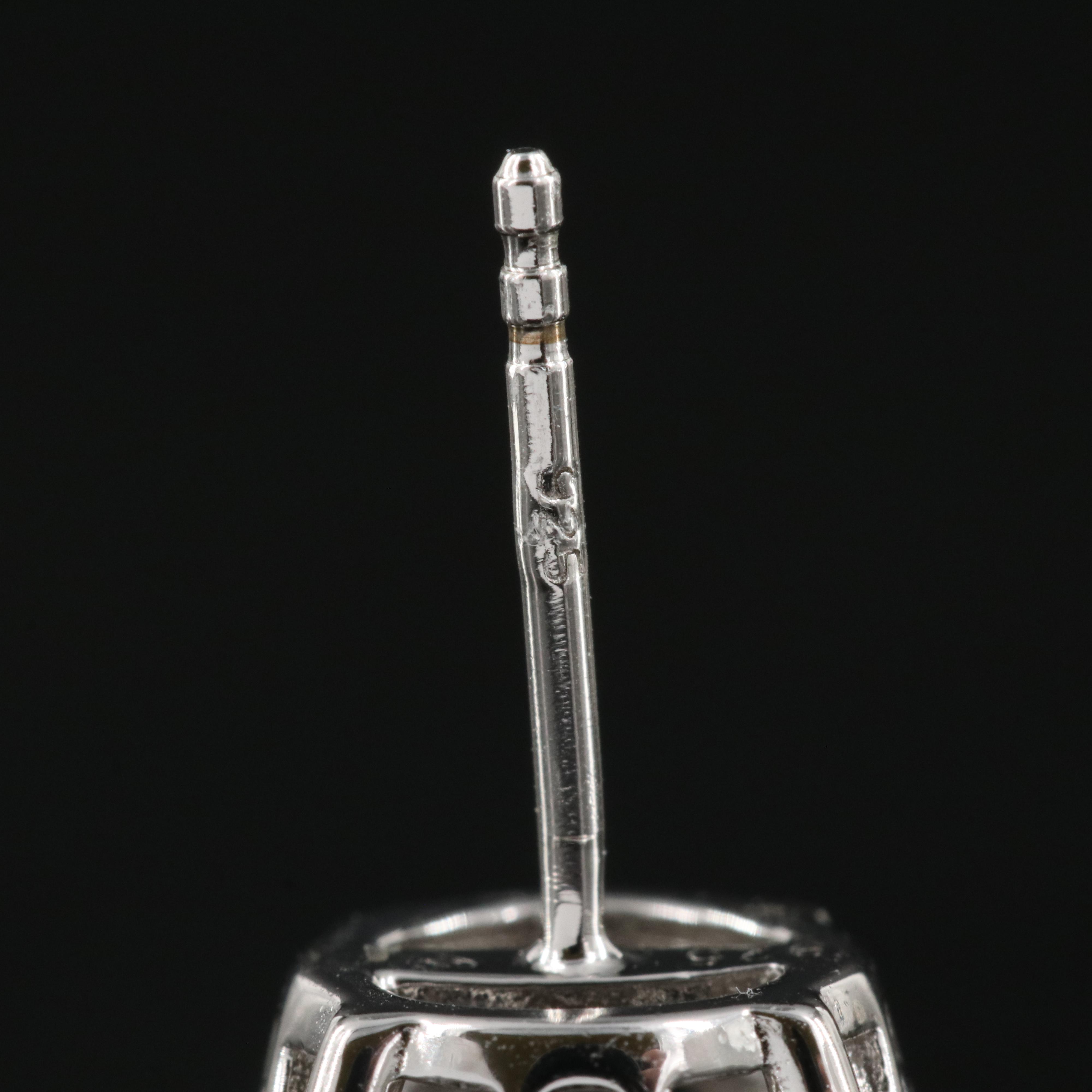 Sterling 0.74 CTW Diamond Earrings