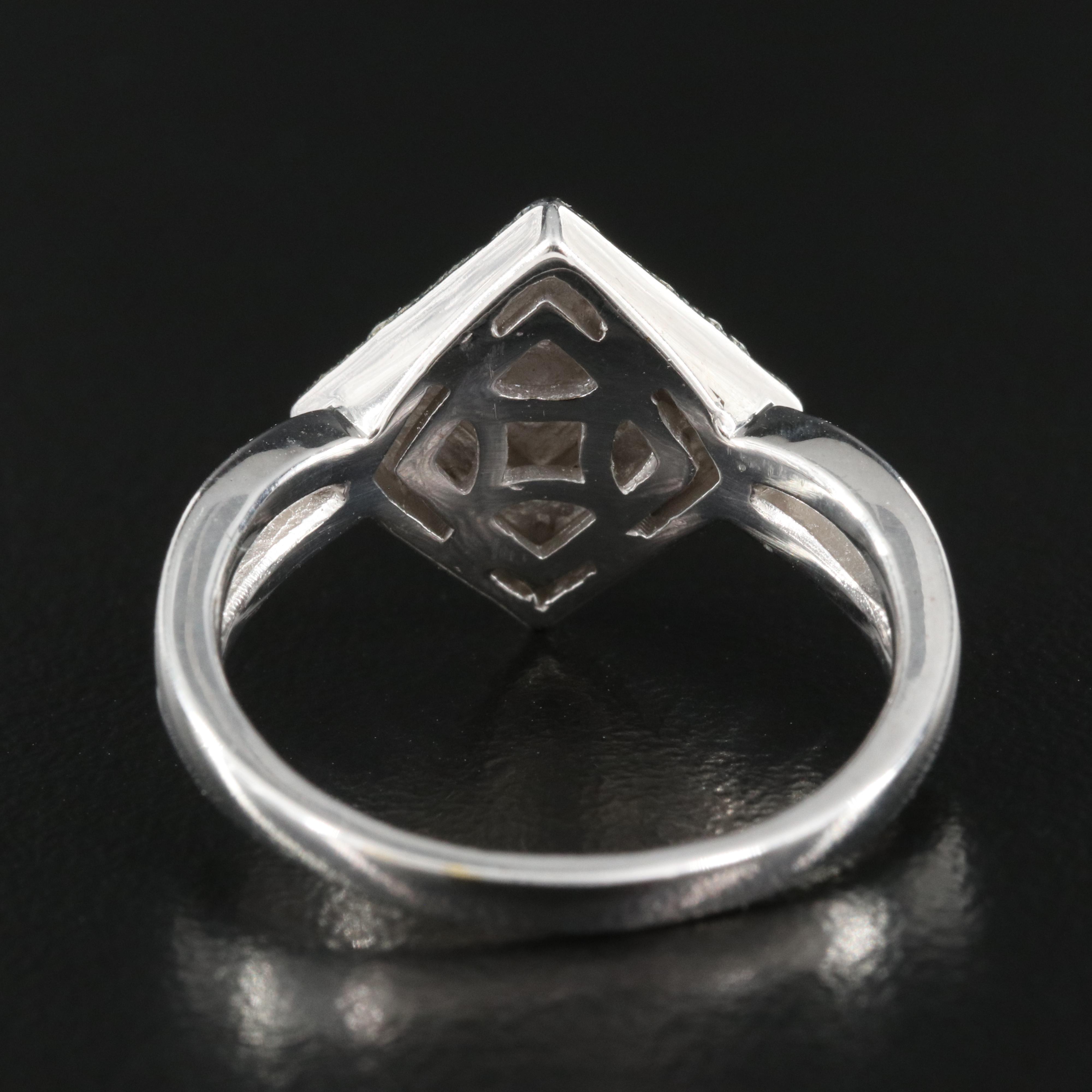 Sterling Diamond Ring