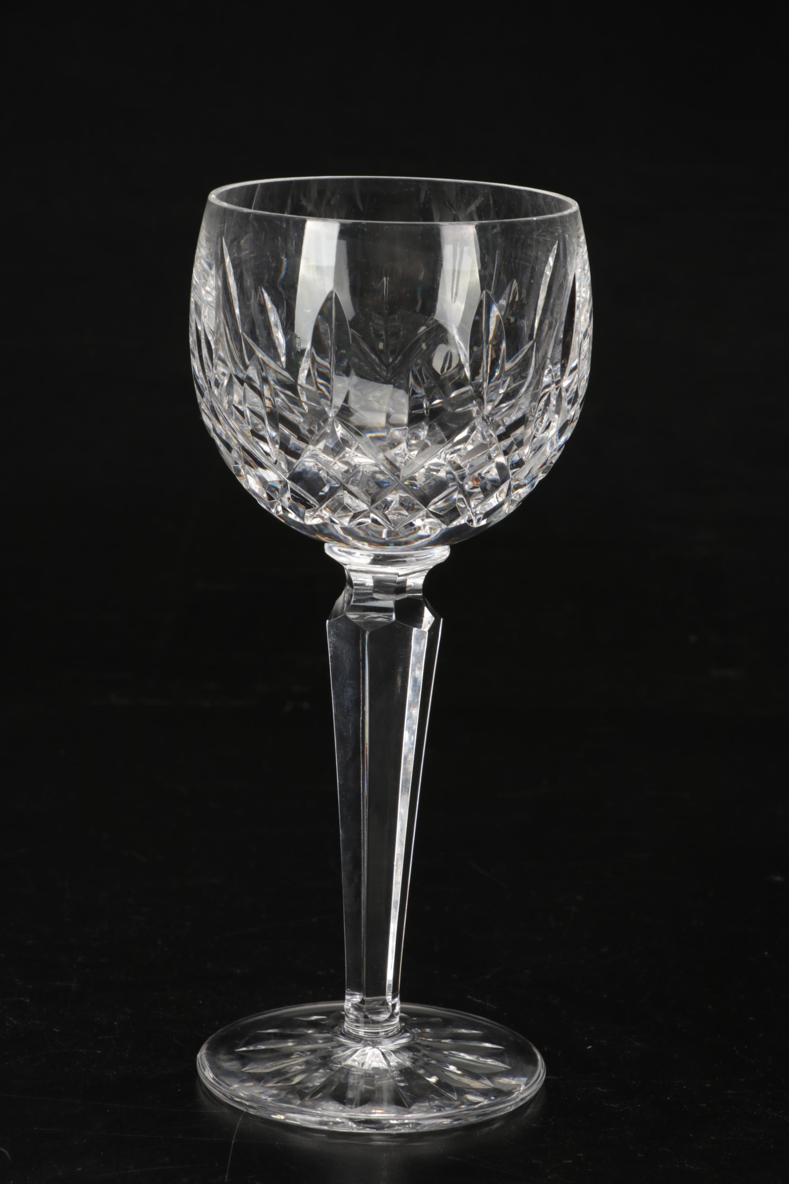 Waterford Crystal "Lismore" Balloon Wine Glasses