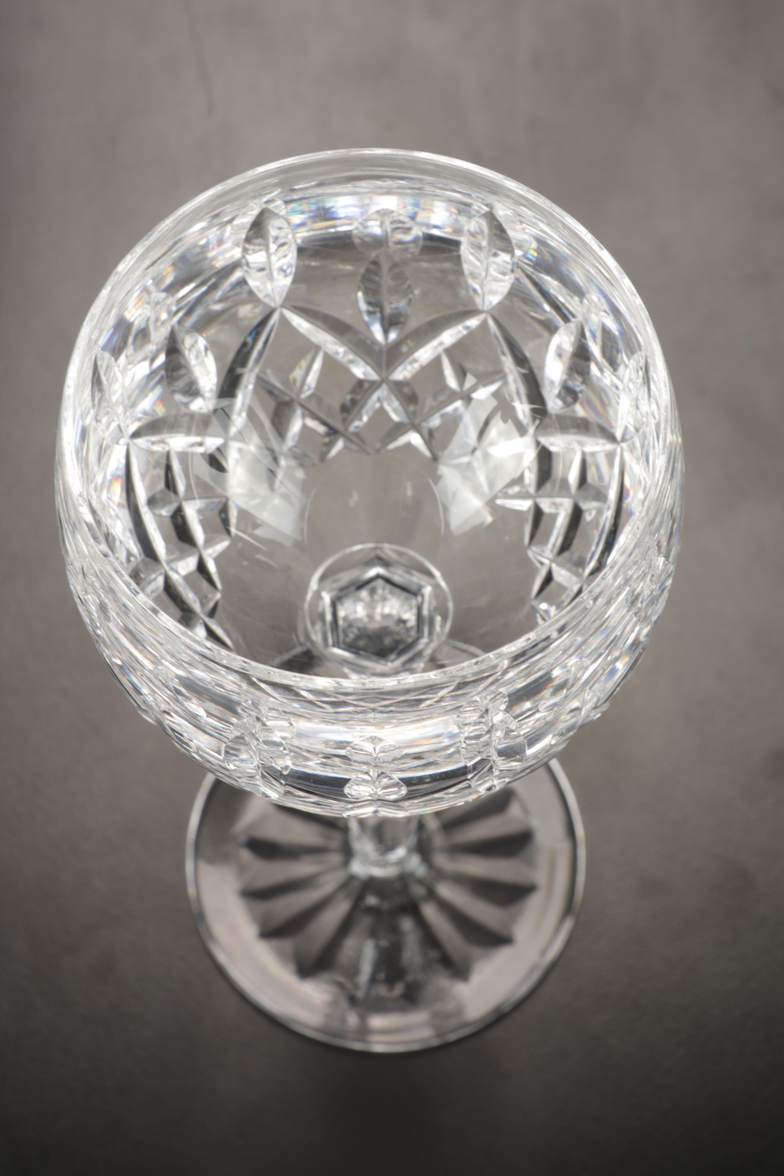 Waterford Crystal "Lismore" Balloon Wine Glasses