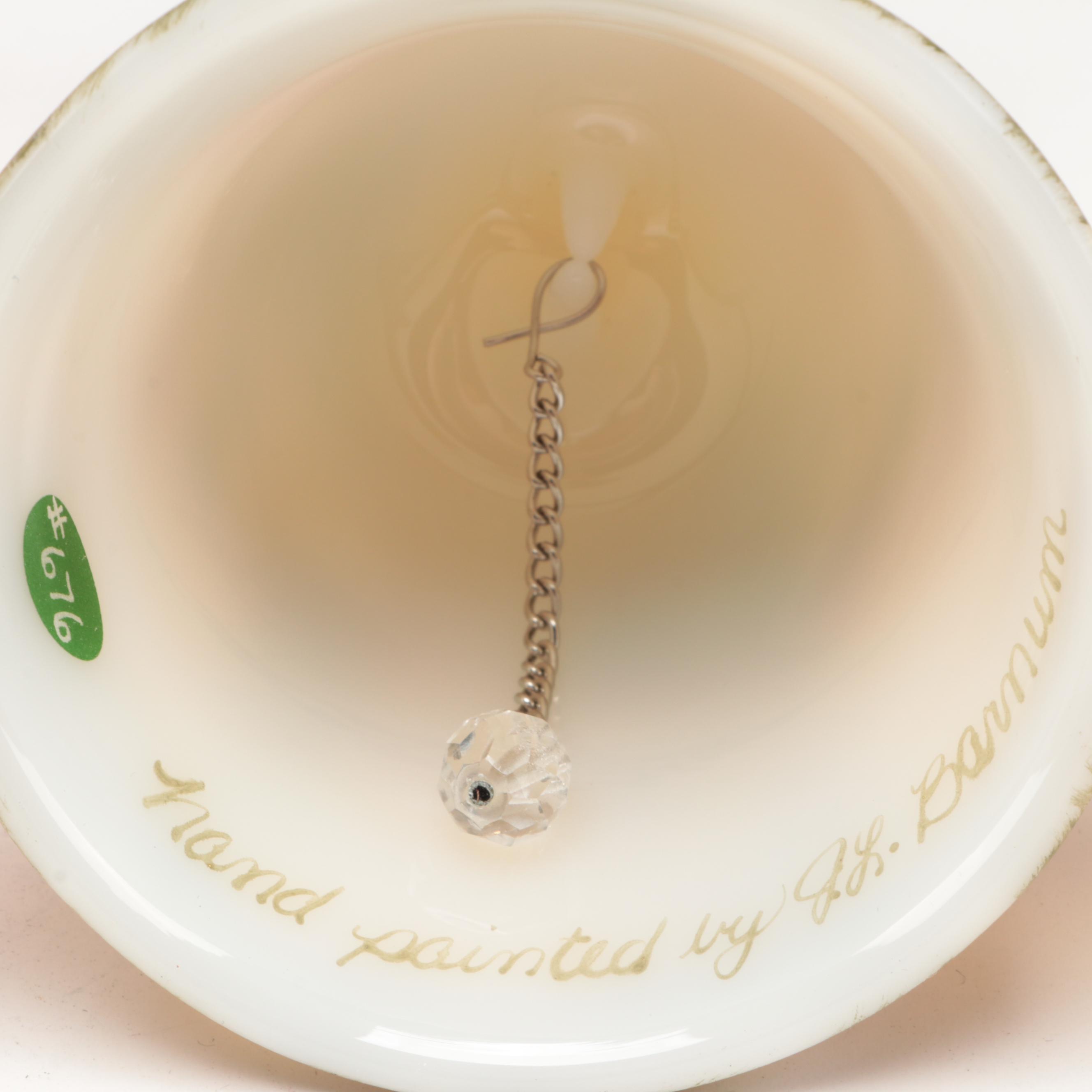 Fenton Hand-Painted and Other Glass Bells