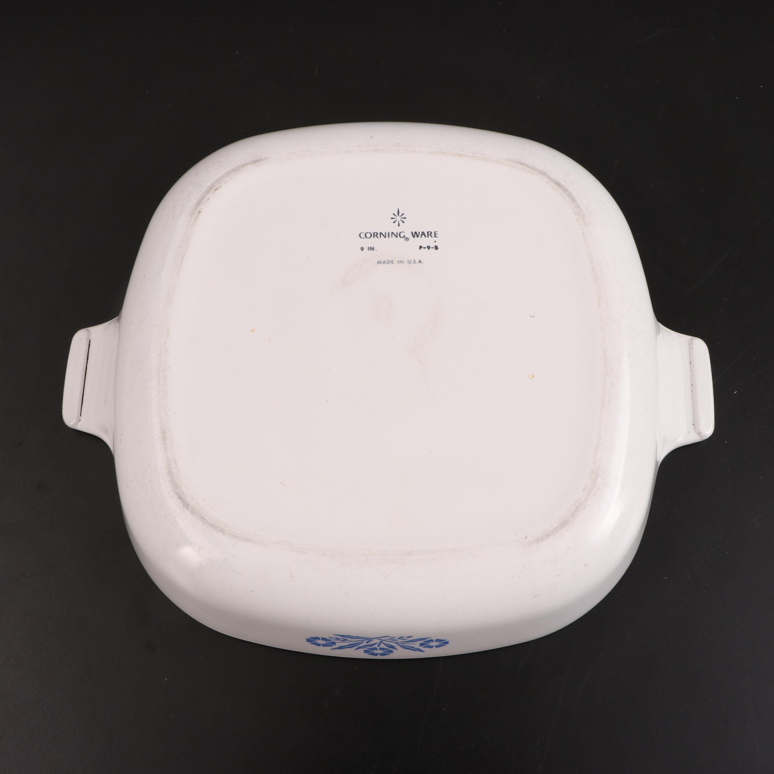 Corning "Cornflower Blue" Casserole and Baking Dishes with Lids and More
