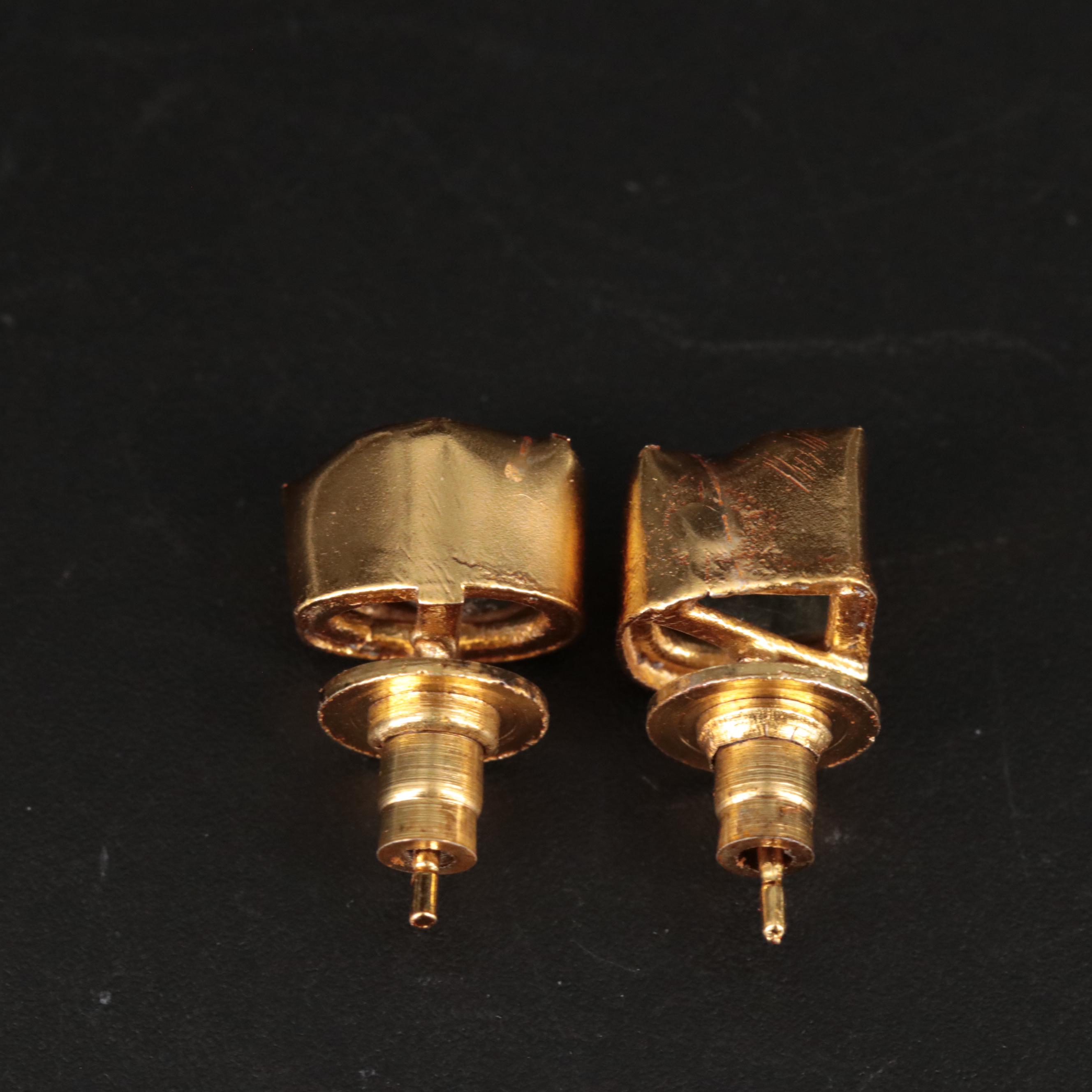 Gemstone Stud Earrings