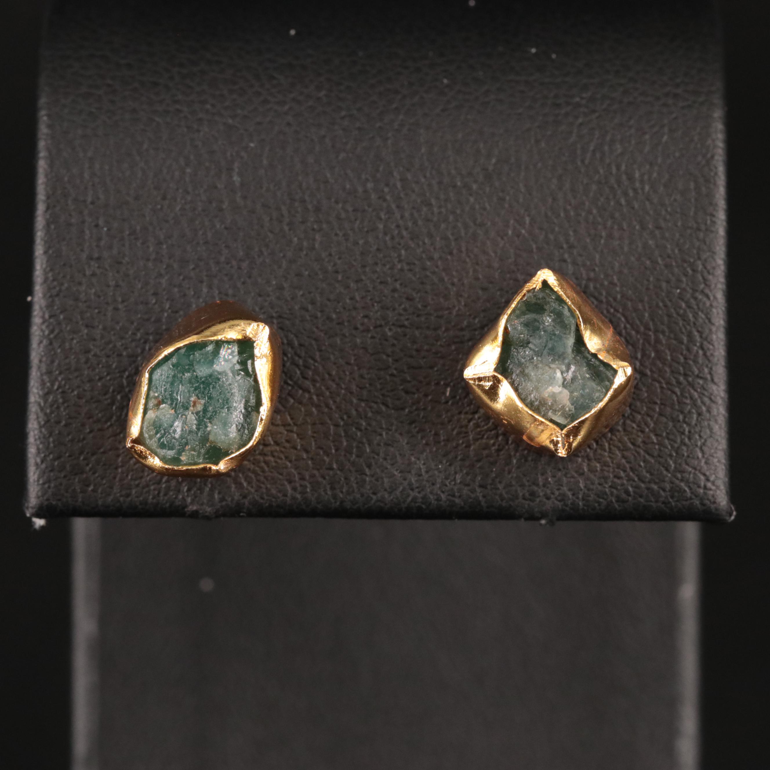 Gemstone Stud Earrings
