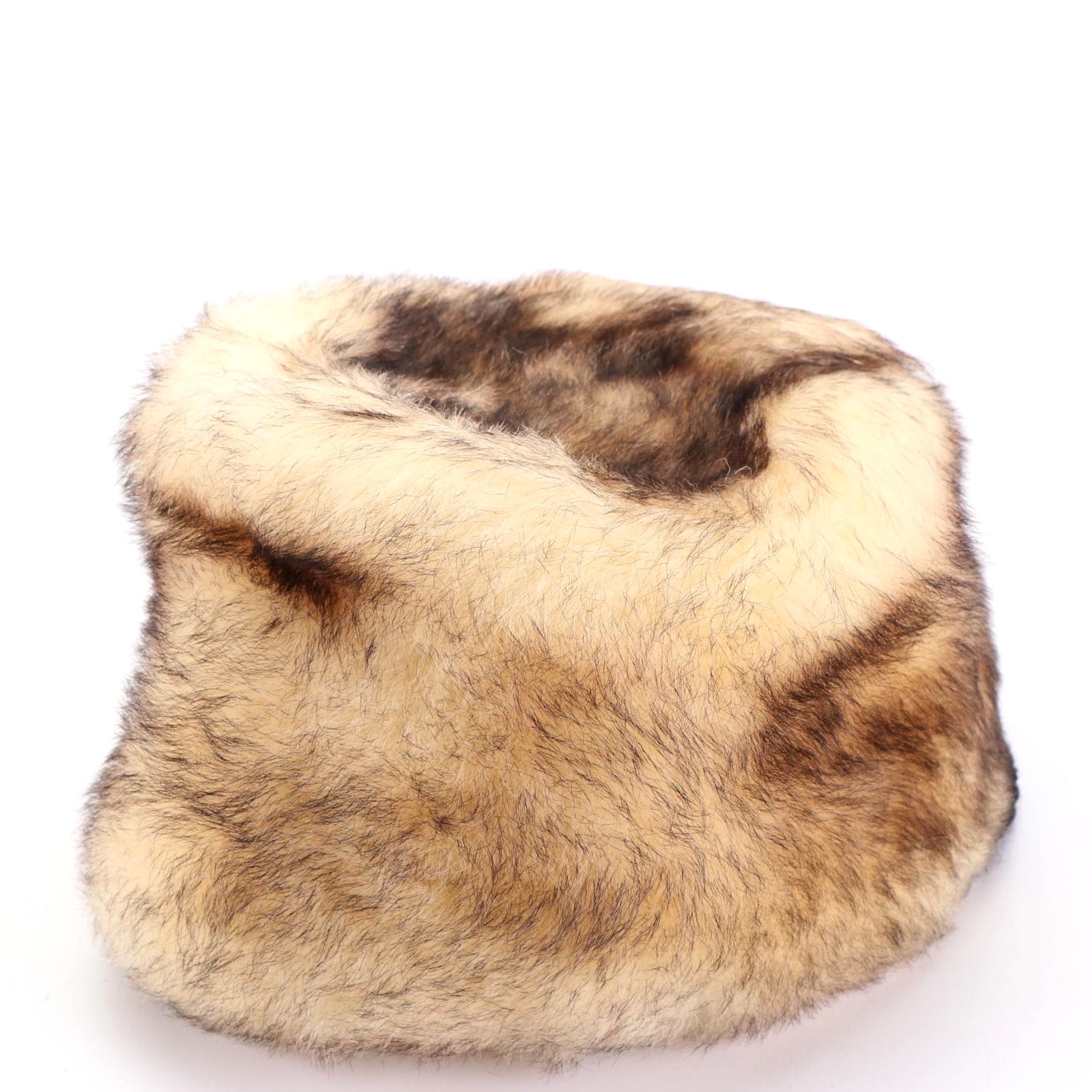 Lord & Taylor Tip-Dyed Shearling Hat with Box