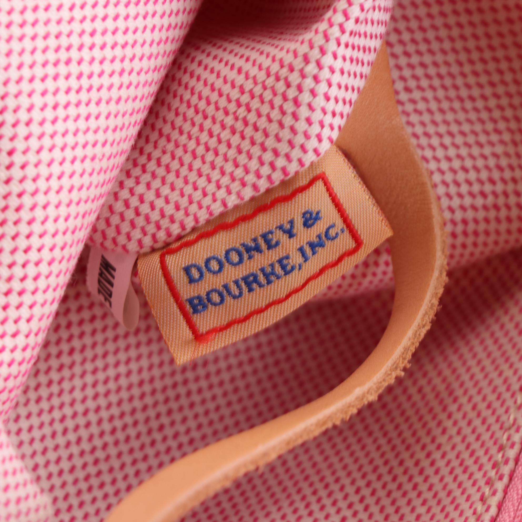 Dooney & Bourke Medium Cindy Tote FG491 in Lily Print Canvas with Leather Trim