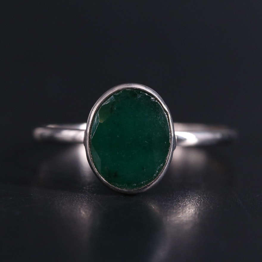 14K Emerald Ring