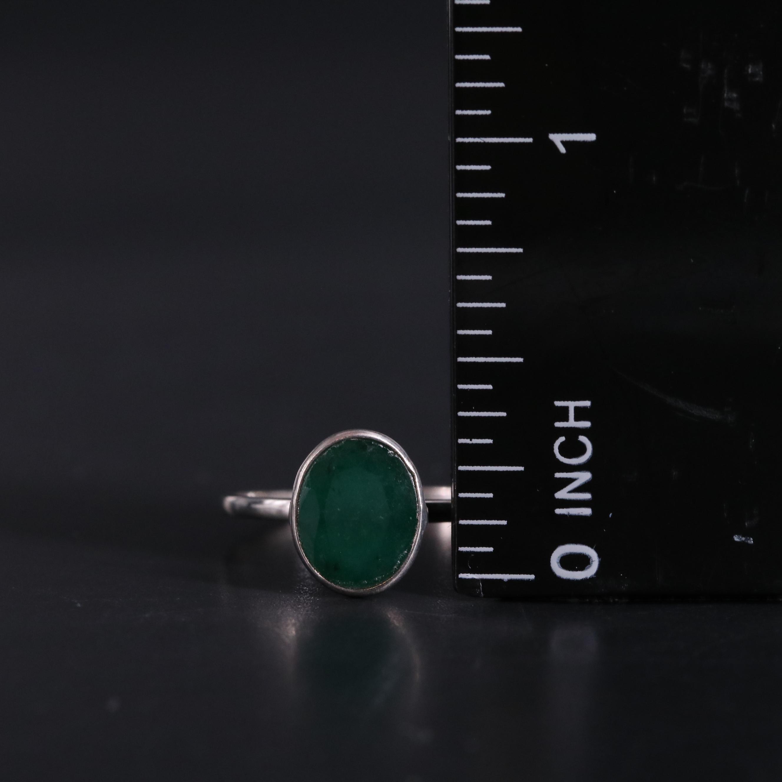 14K Emerald Ring