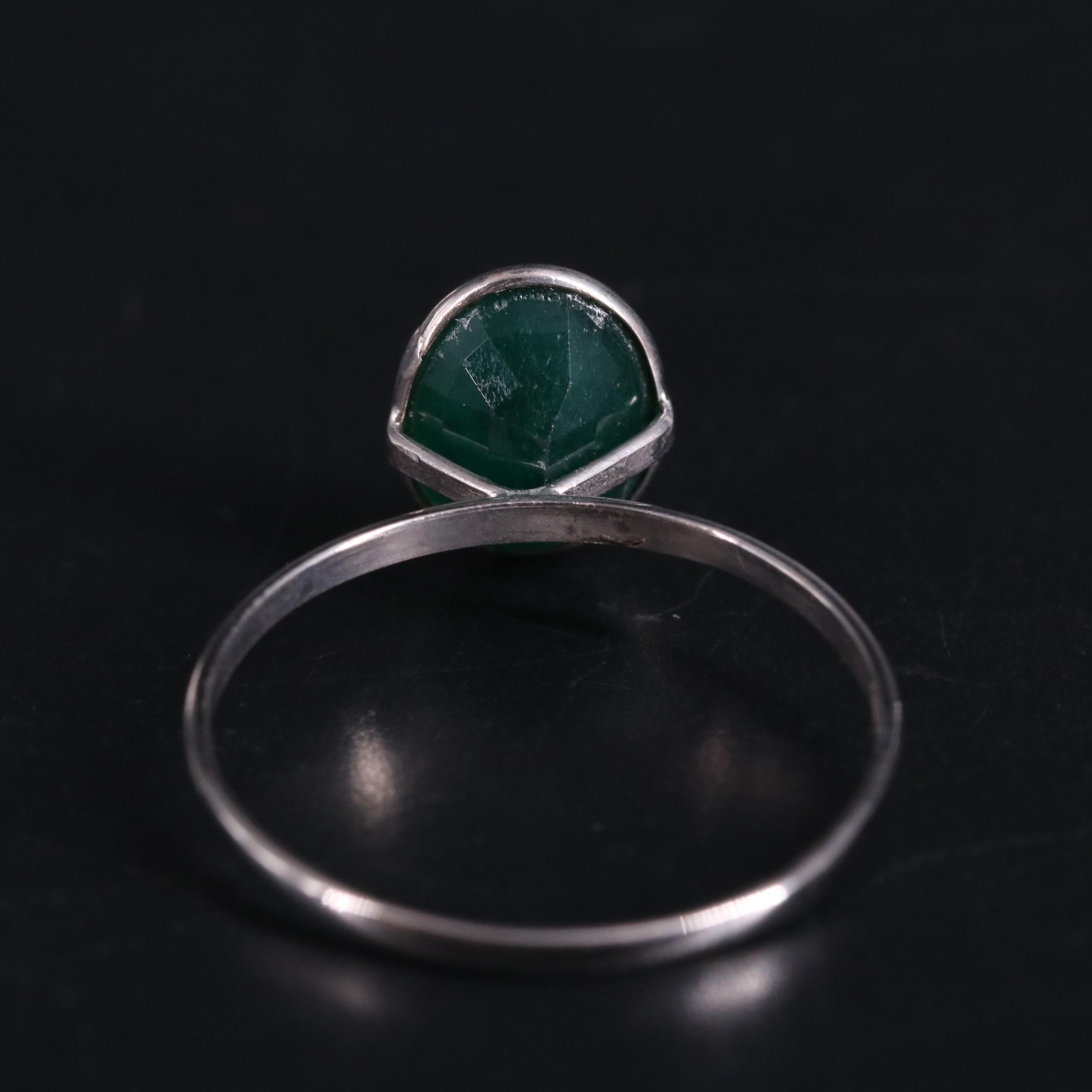 14K Emerald Ring