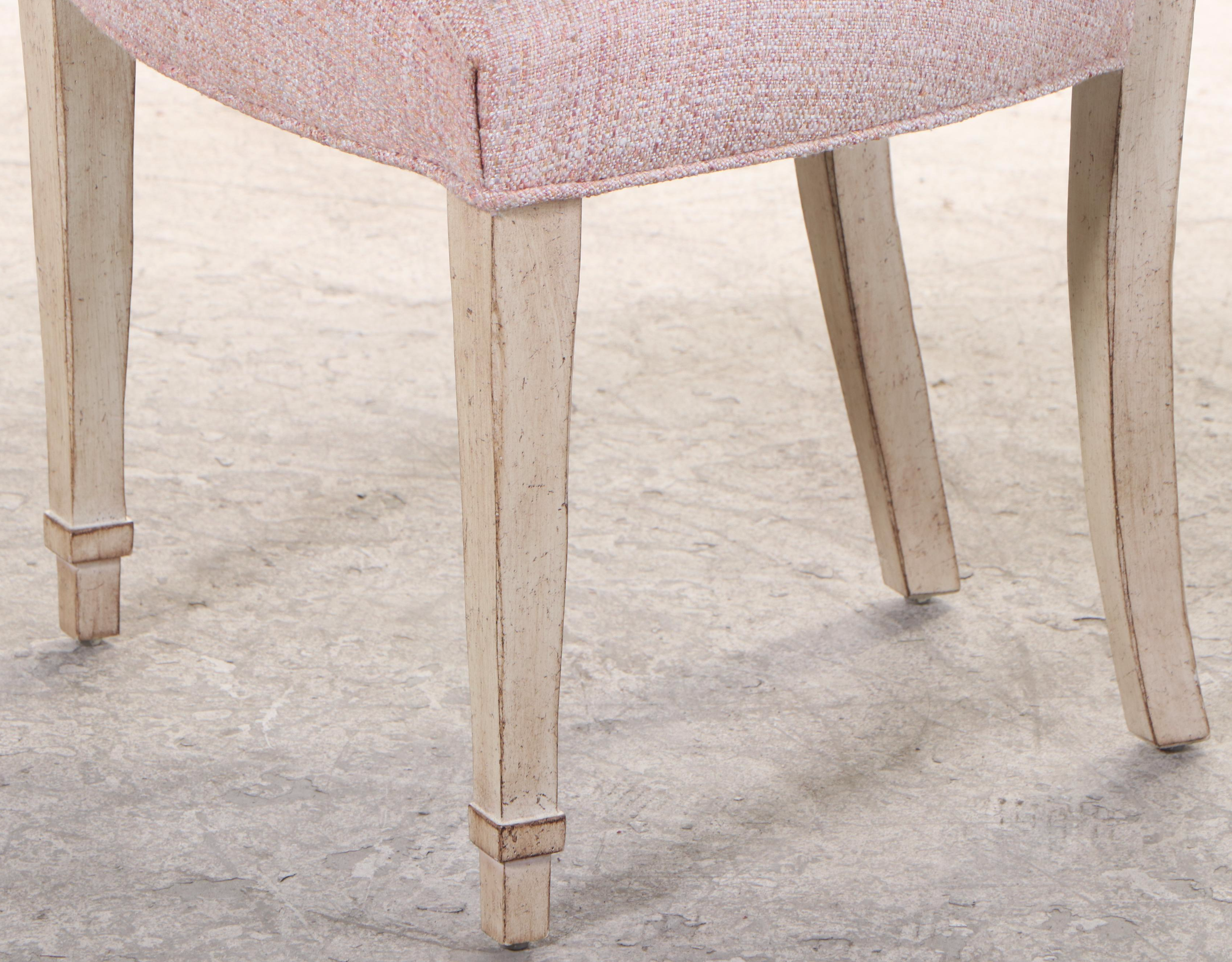 Six Milling Road Division of Baker Federal Style Cream-Painted Side Chairs