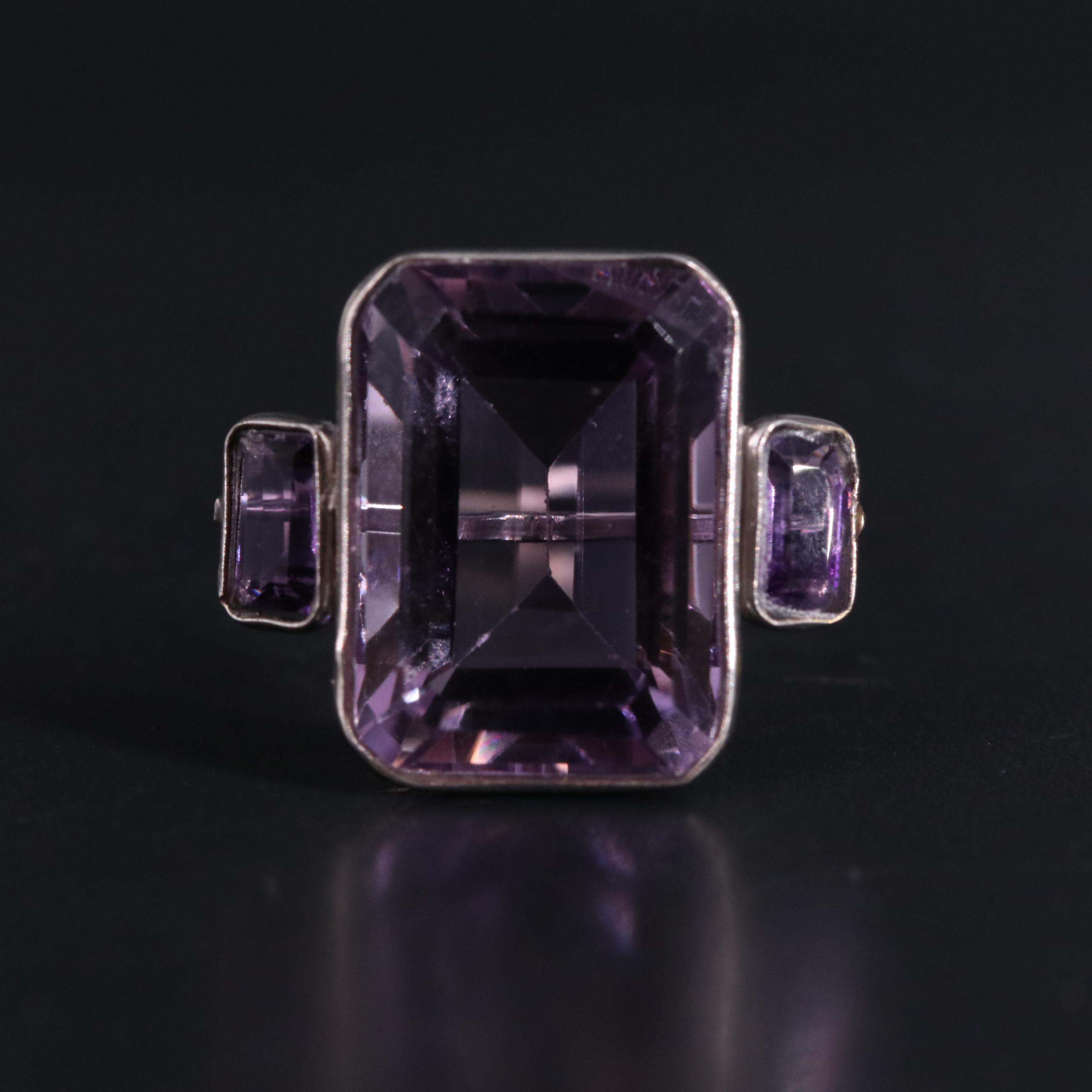 14K Amethyst Ring
