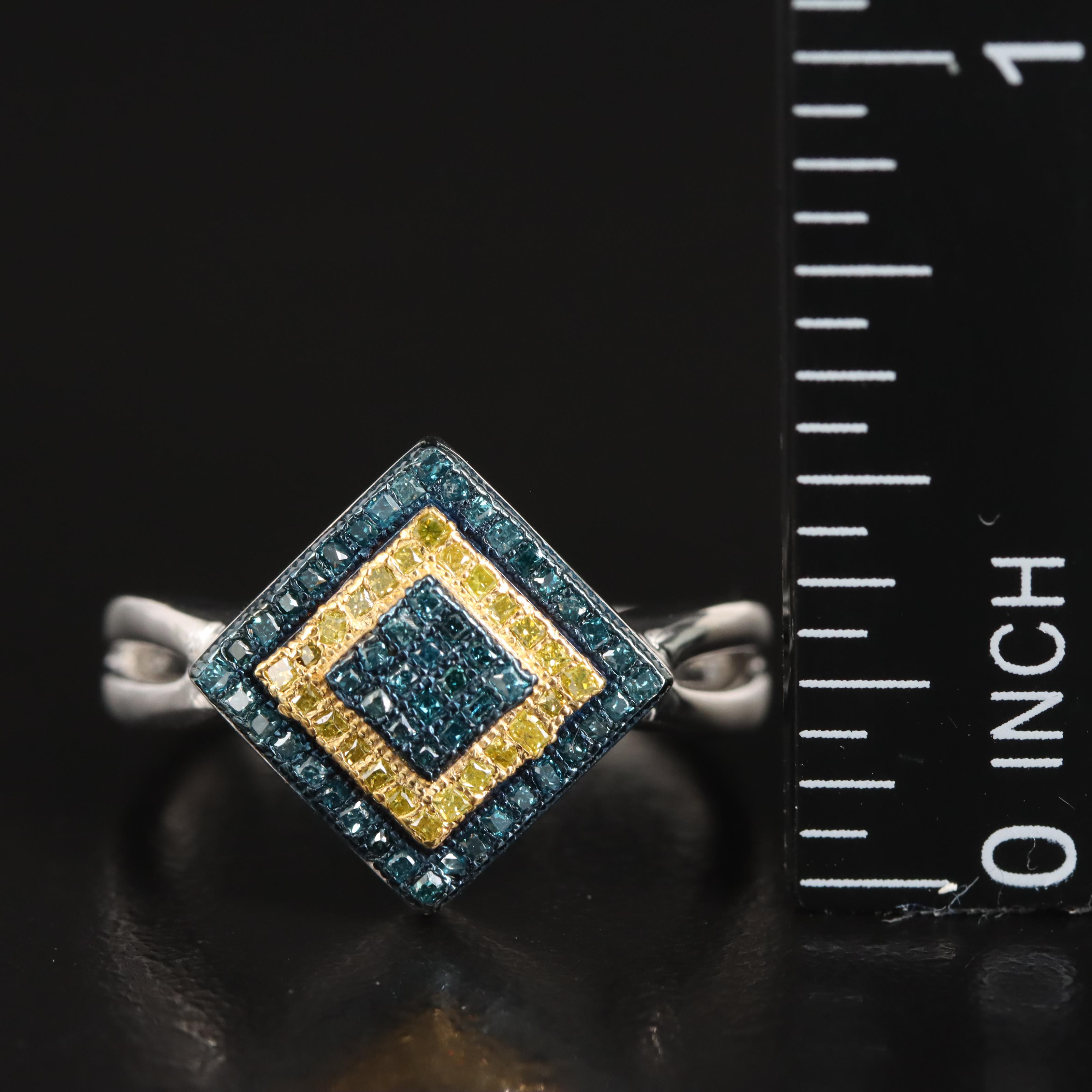 Sterling Diamond Ring