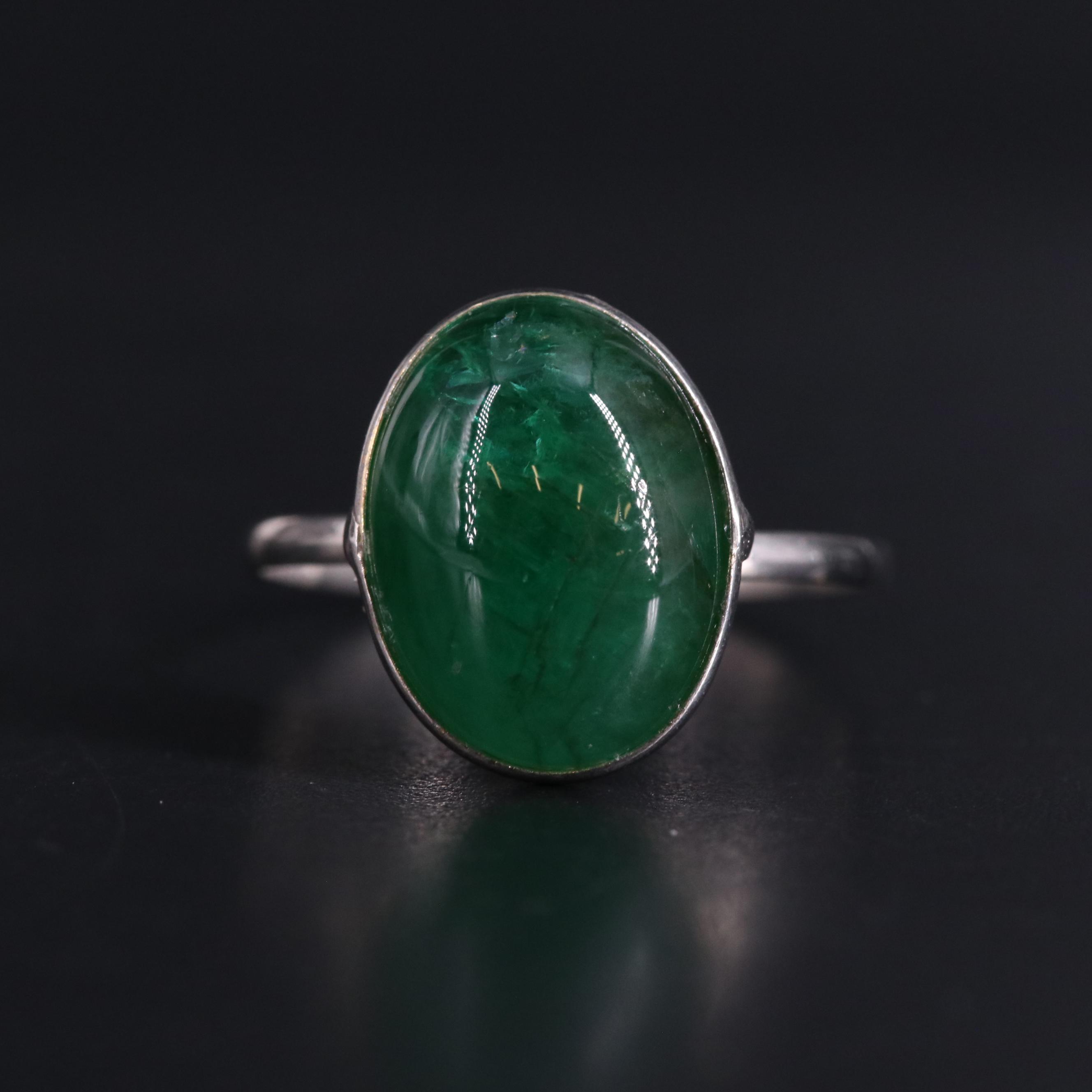 14K Emerald Ring