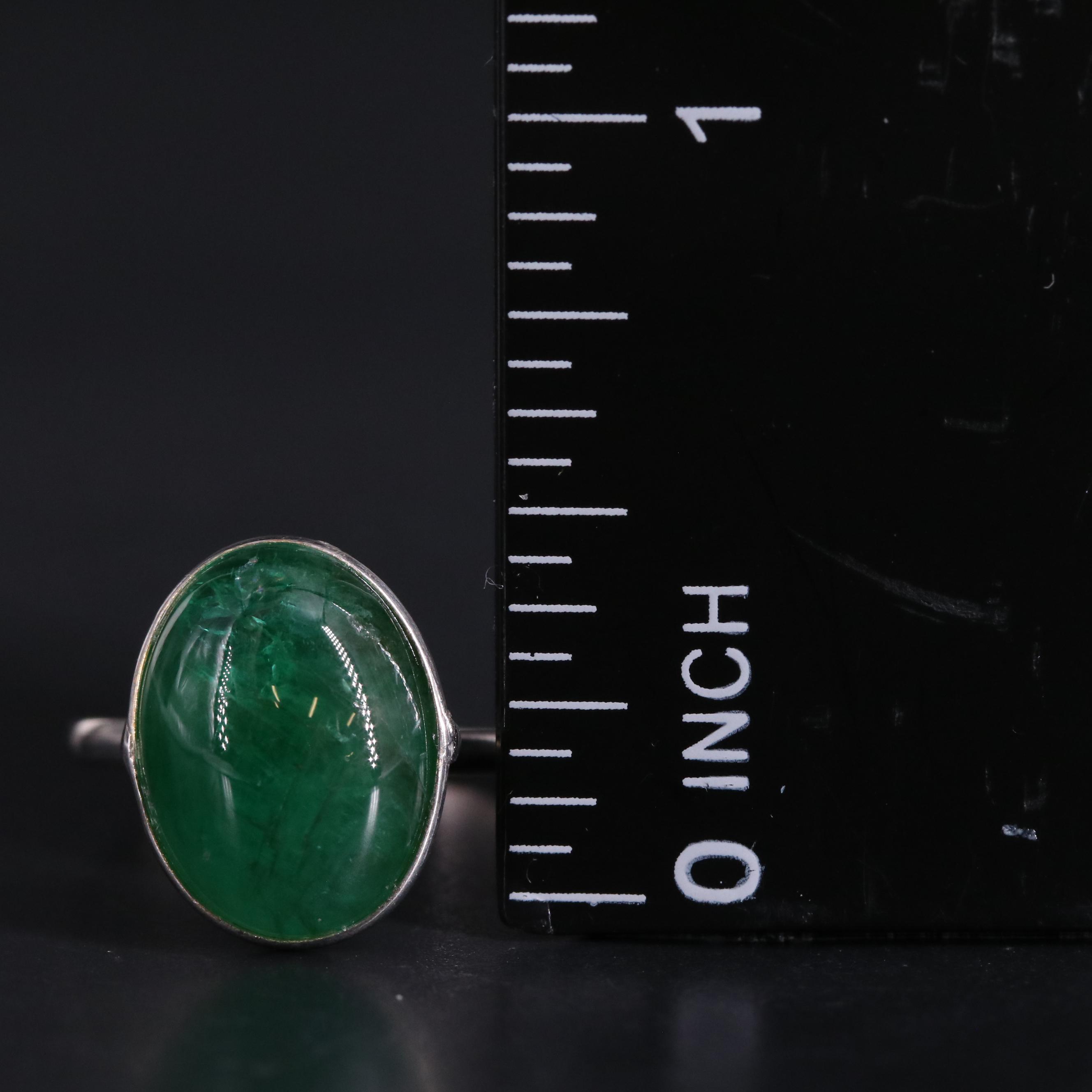 14K Emerald Ring