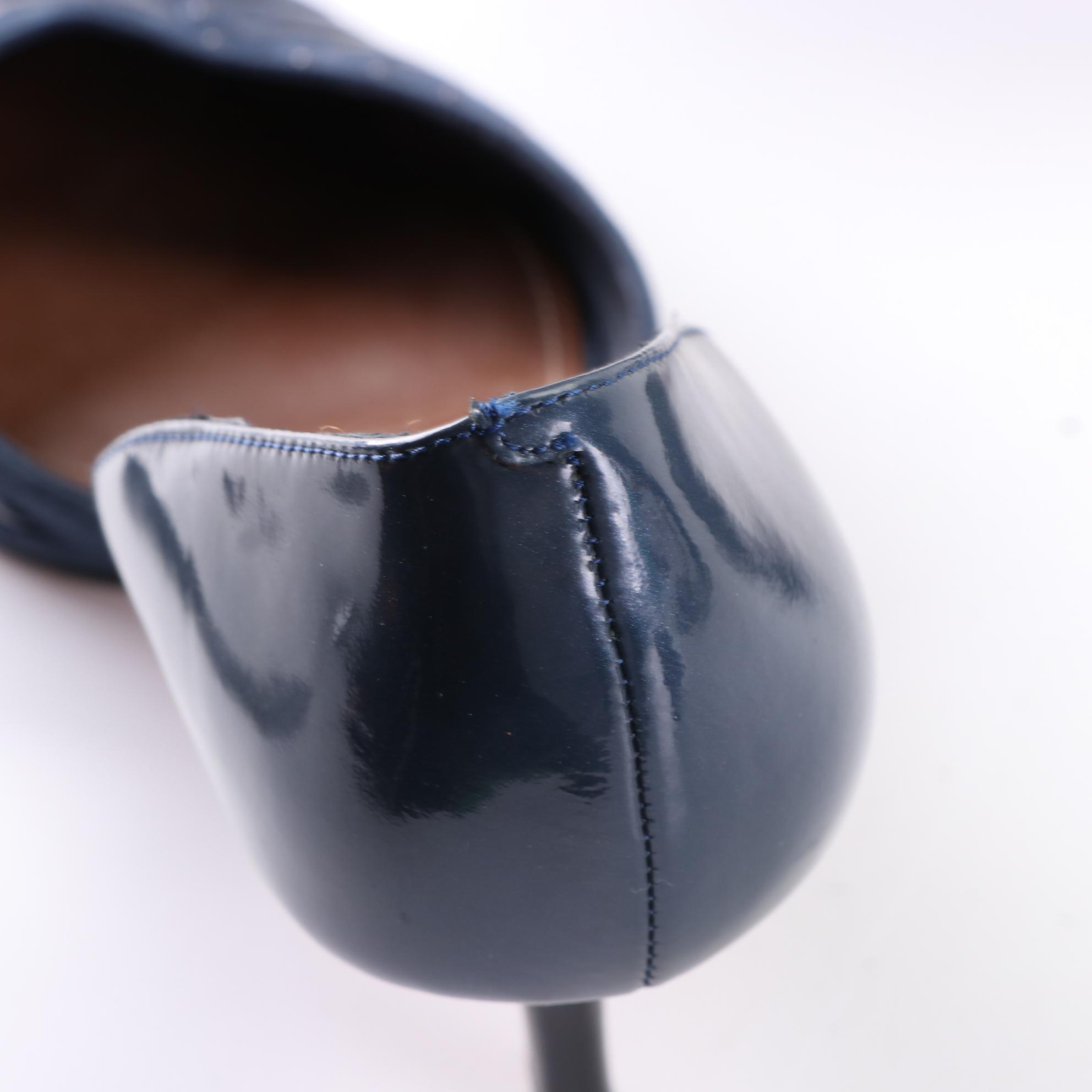 Donald J Pliner and Cole Haan Dark Blue Suede Sandals and d'Orsay Pumps