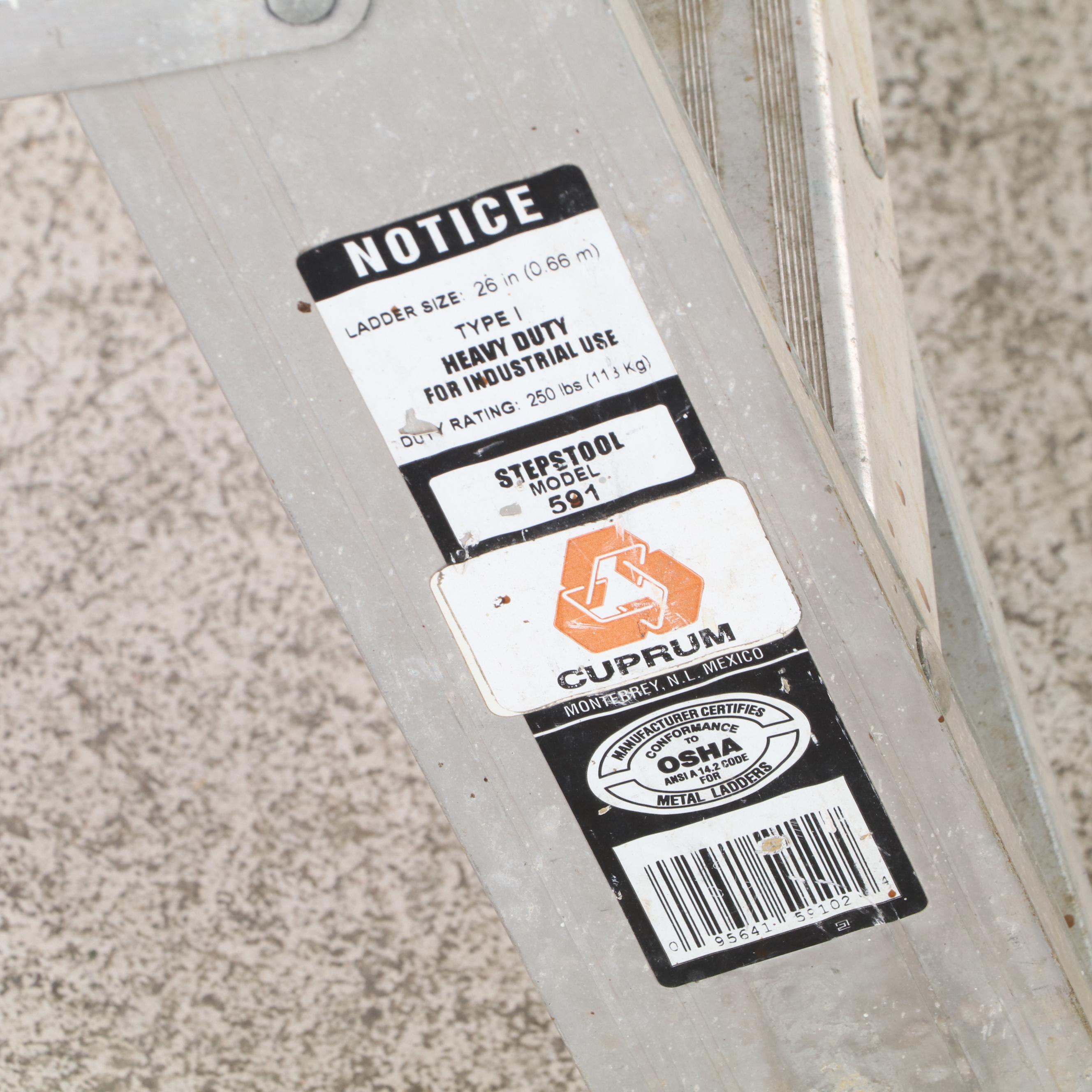 Cuprum Aluminum Step Stool Heavy Duty Ladder