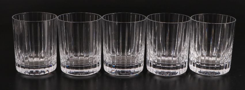 Baccarat "Harmonie" Crystal Double Old Fashioned Glasses
