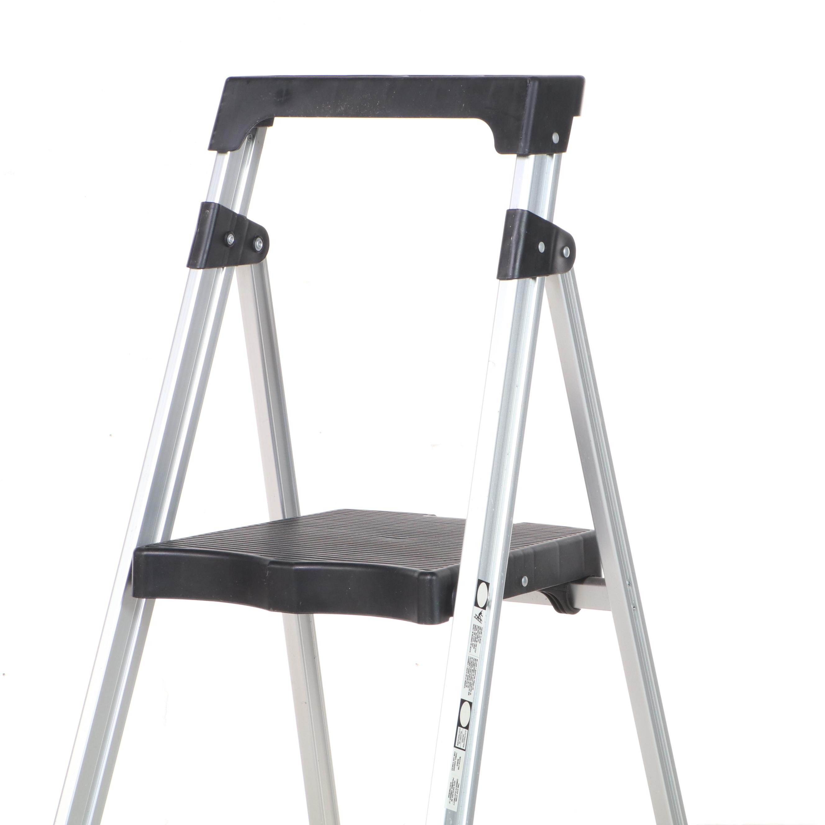 Gorilla Ladders Commercial Type II 3-Step Folding Step-Stool Ladder