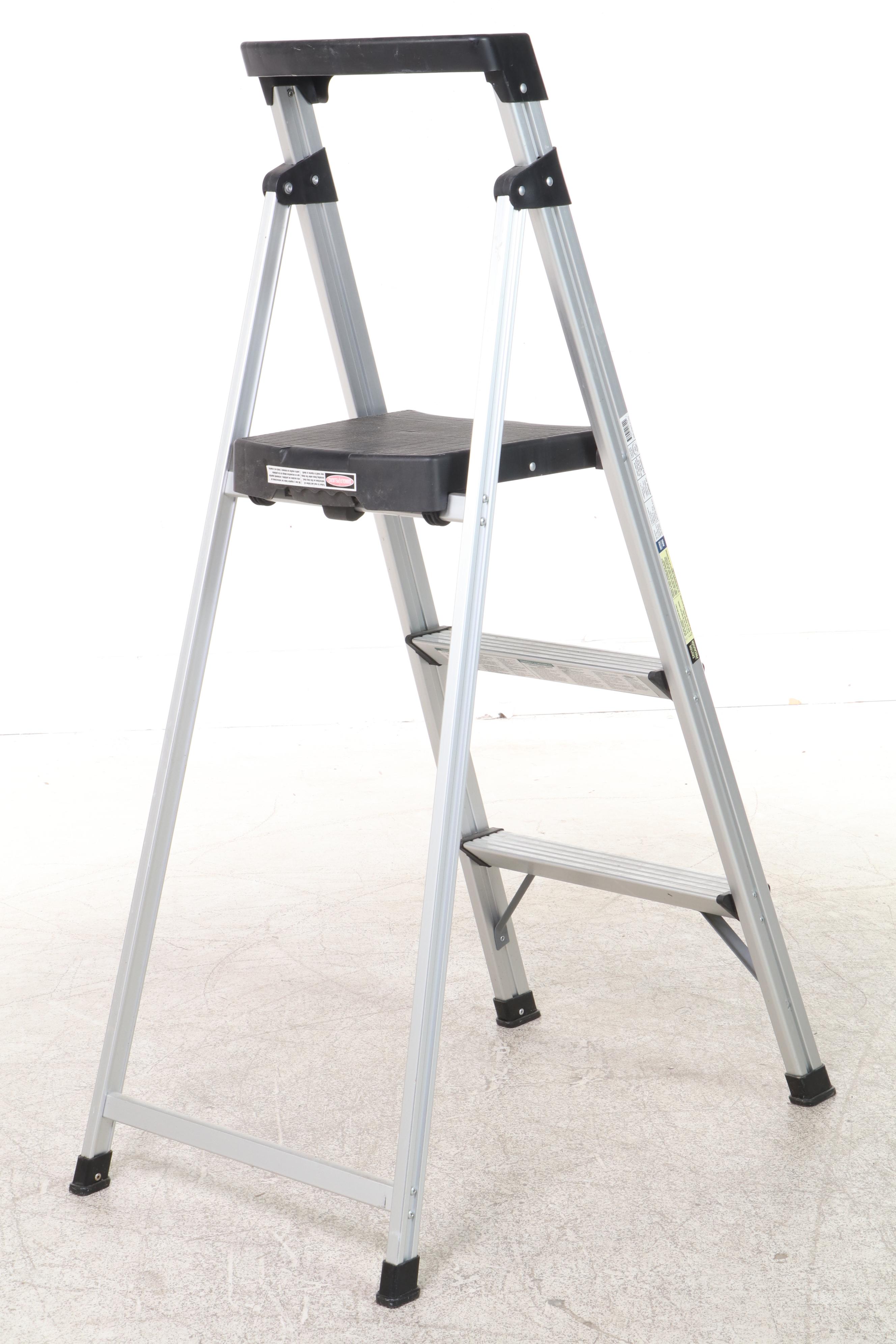 Gorilla Ladders Commercial Type II 3-Step Folding Step-Stool Ladder