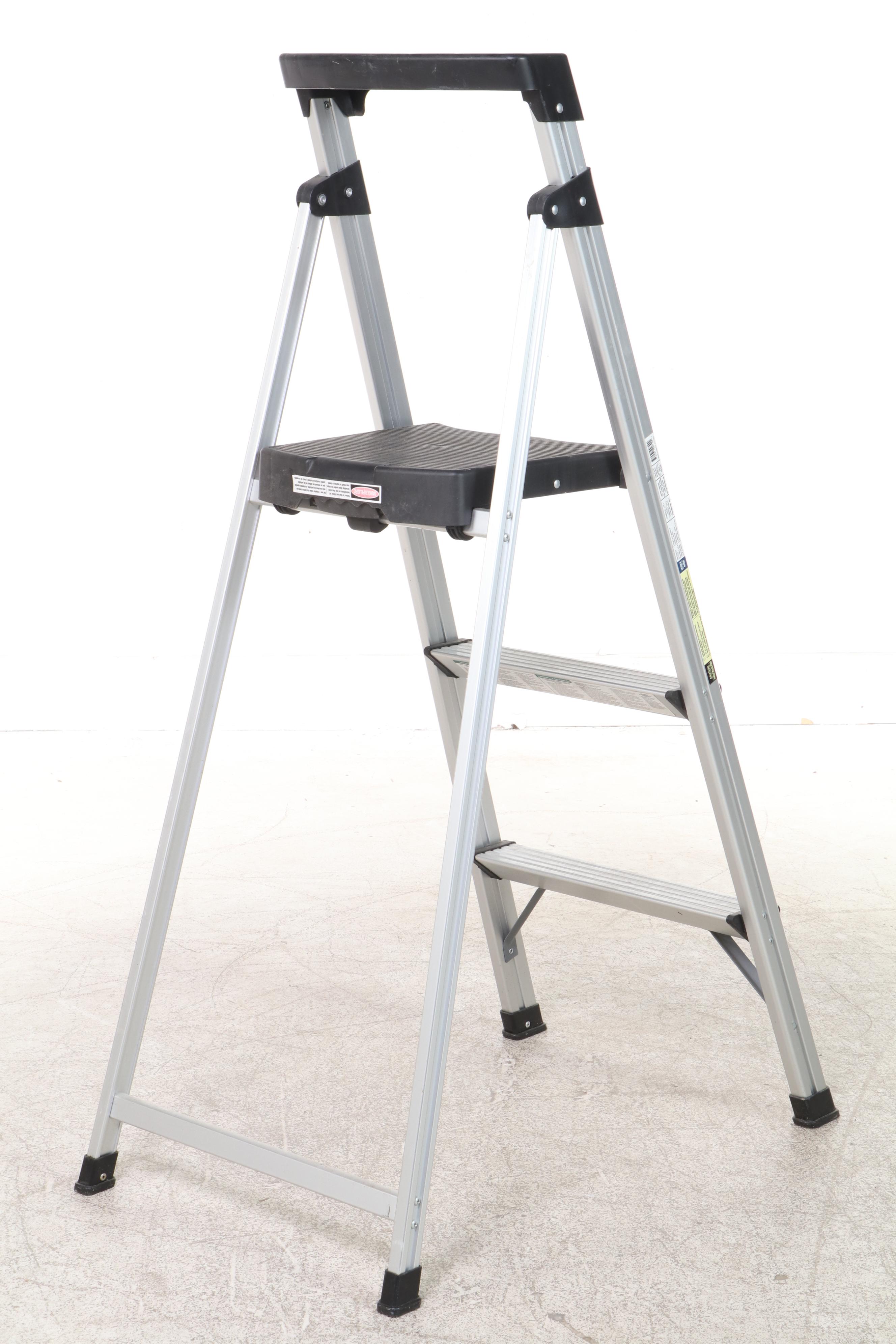 Gorilla Ladders Commercial Type II 3-Step Folding Step-Stool Ladder