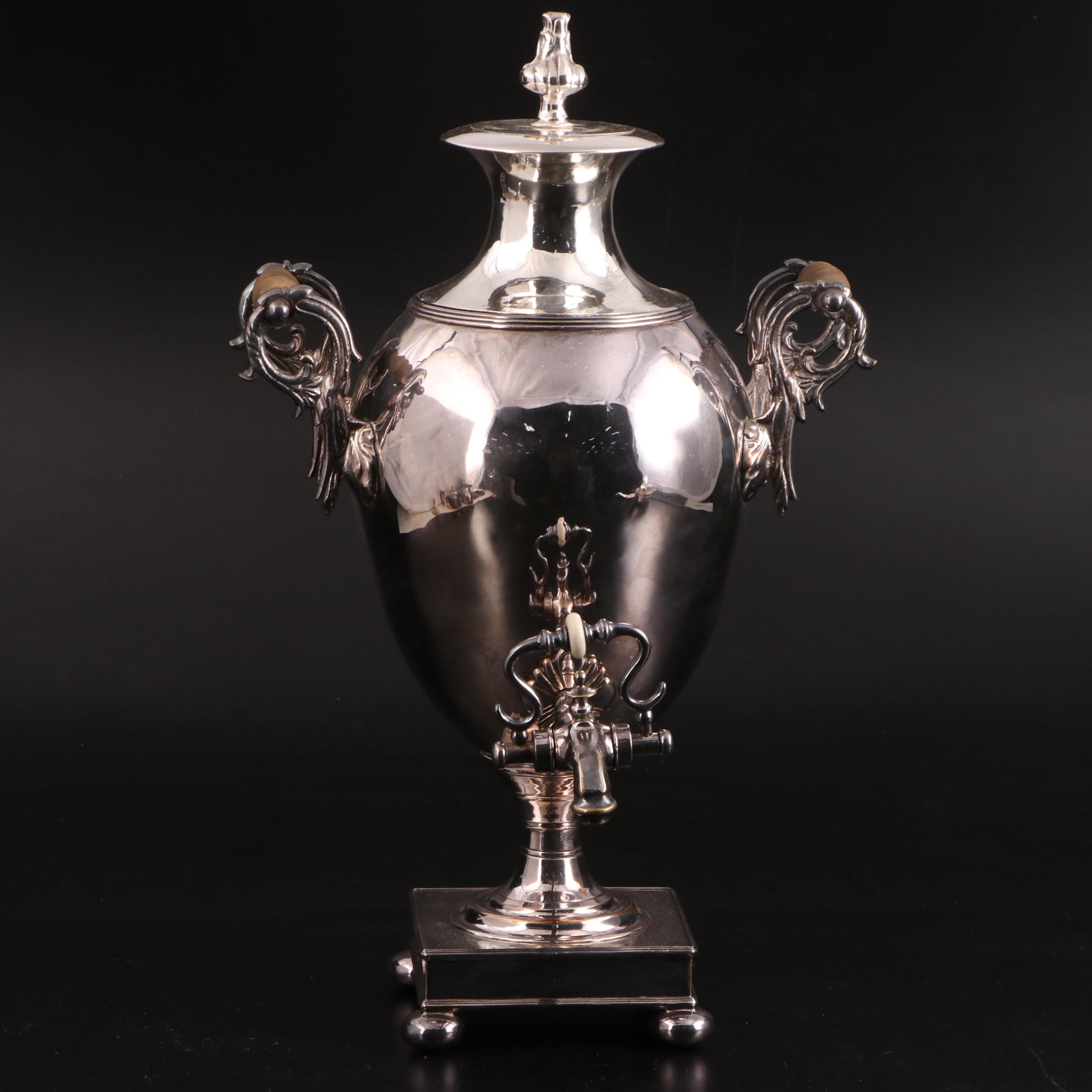 Gorham Silver Plate Tea Service with Assorted Silver Plate Collection