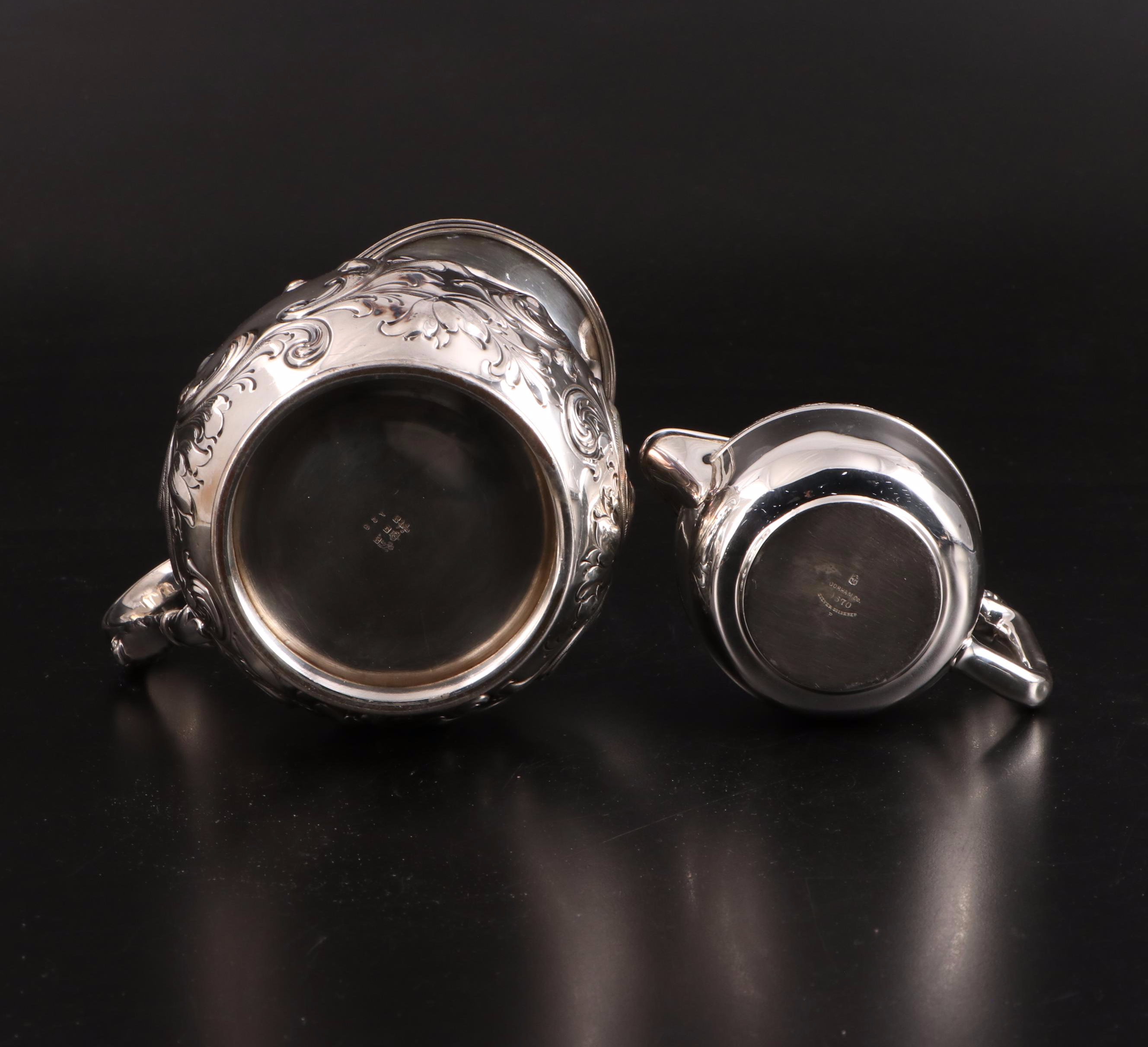 Gorham Silver Plate Tea Service with Assorted Silver Plate Collection