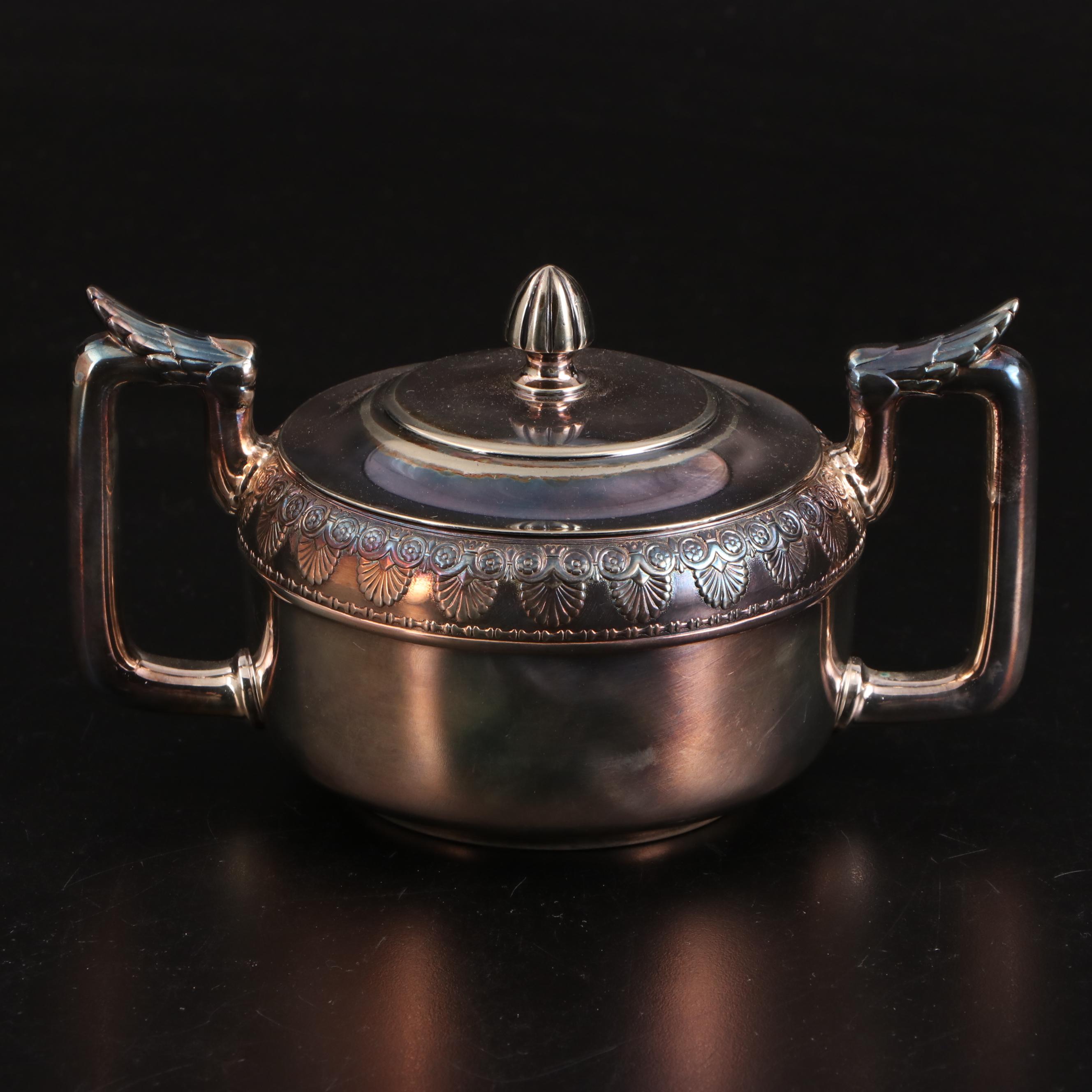 Gorham Silver Plate Tea Service with Assorted Silver Plate Collection