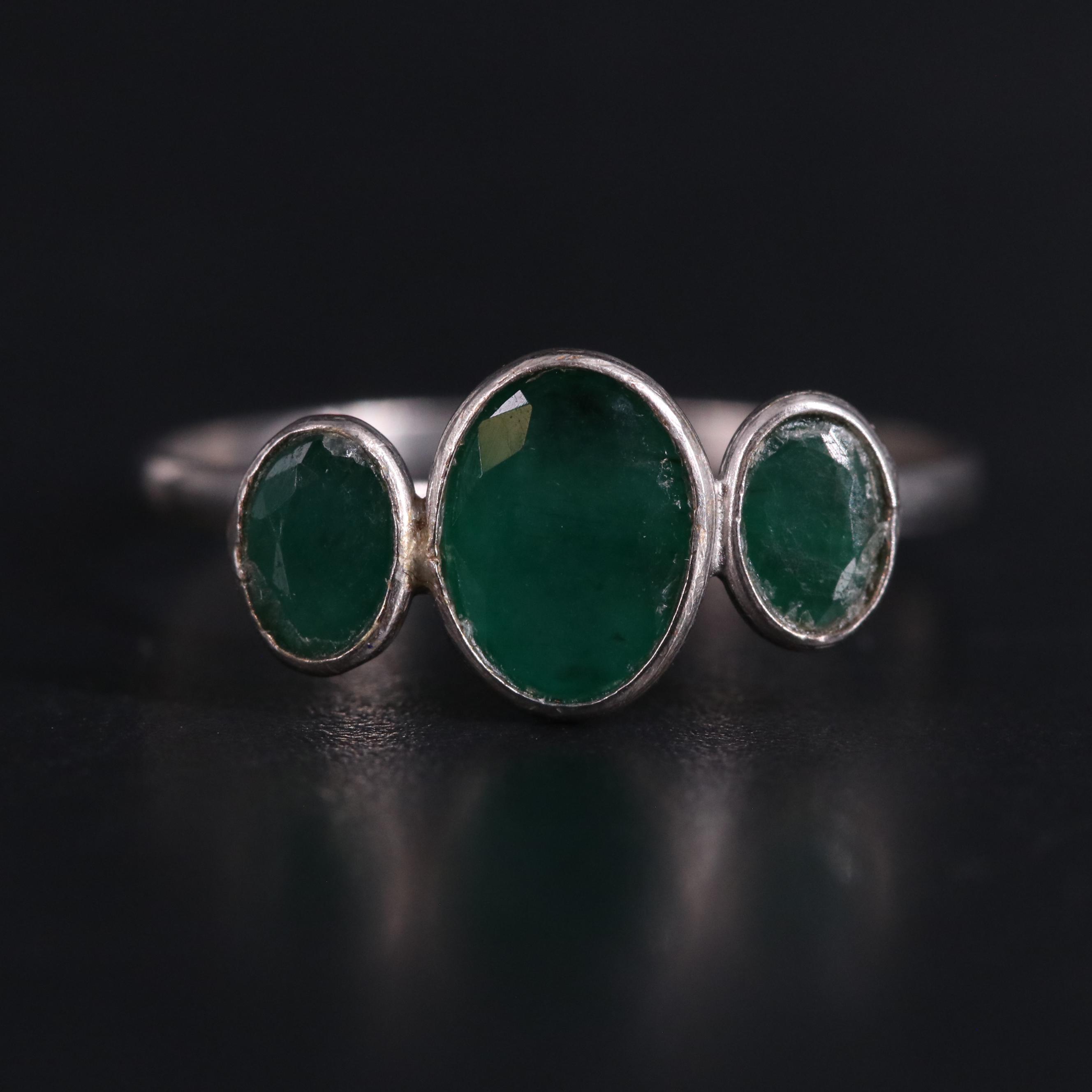 14K Emerald Ring