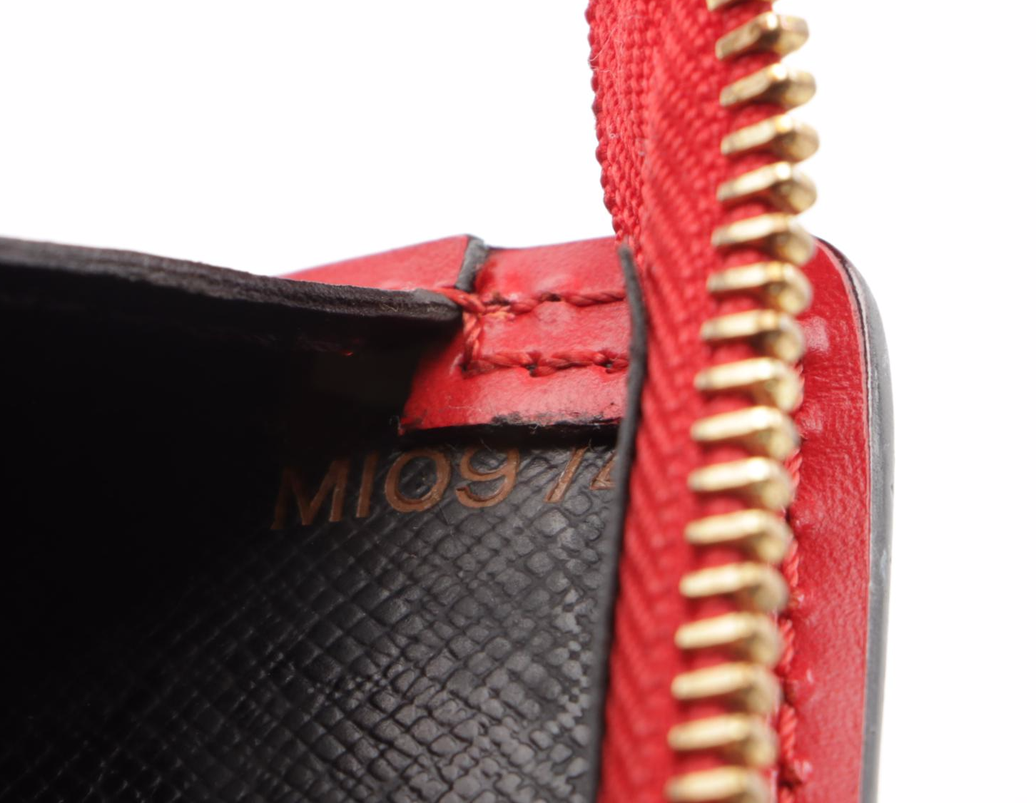 Louis Vuitton Sac Triangle Bag in Castilian Red Epi and Smooth Leather