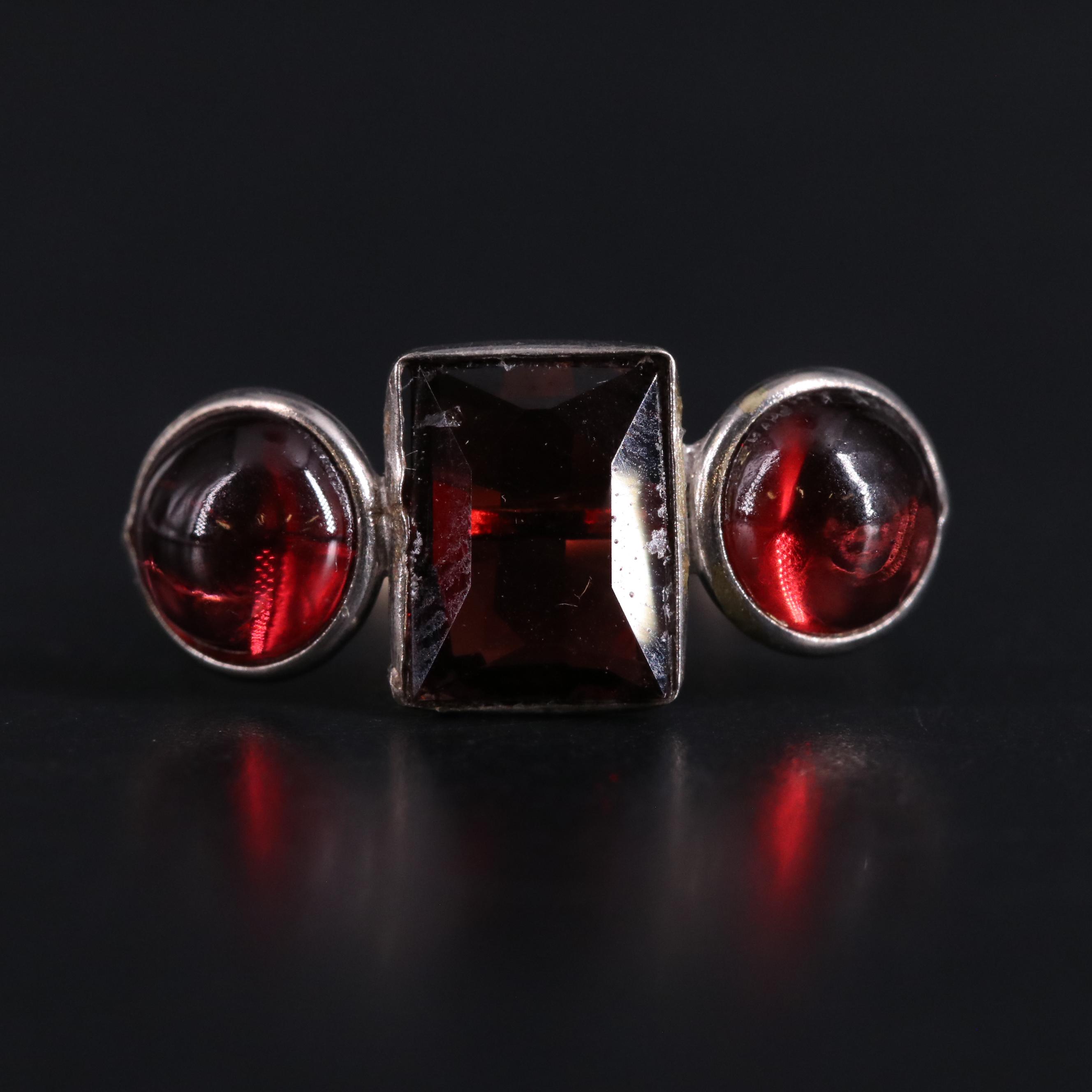 14K Garnet Ring