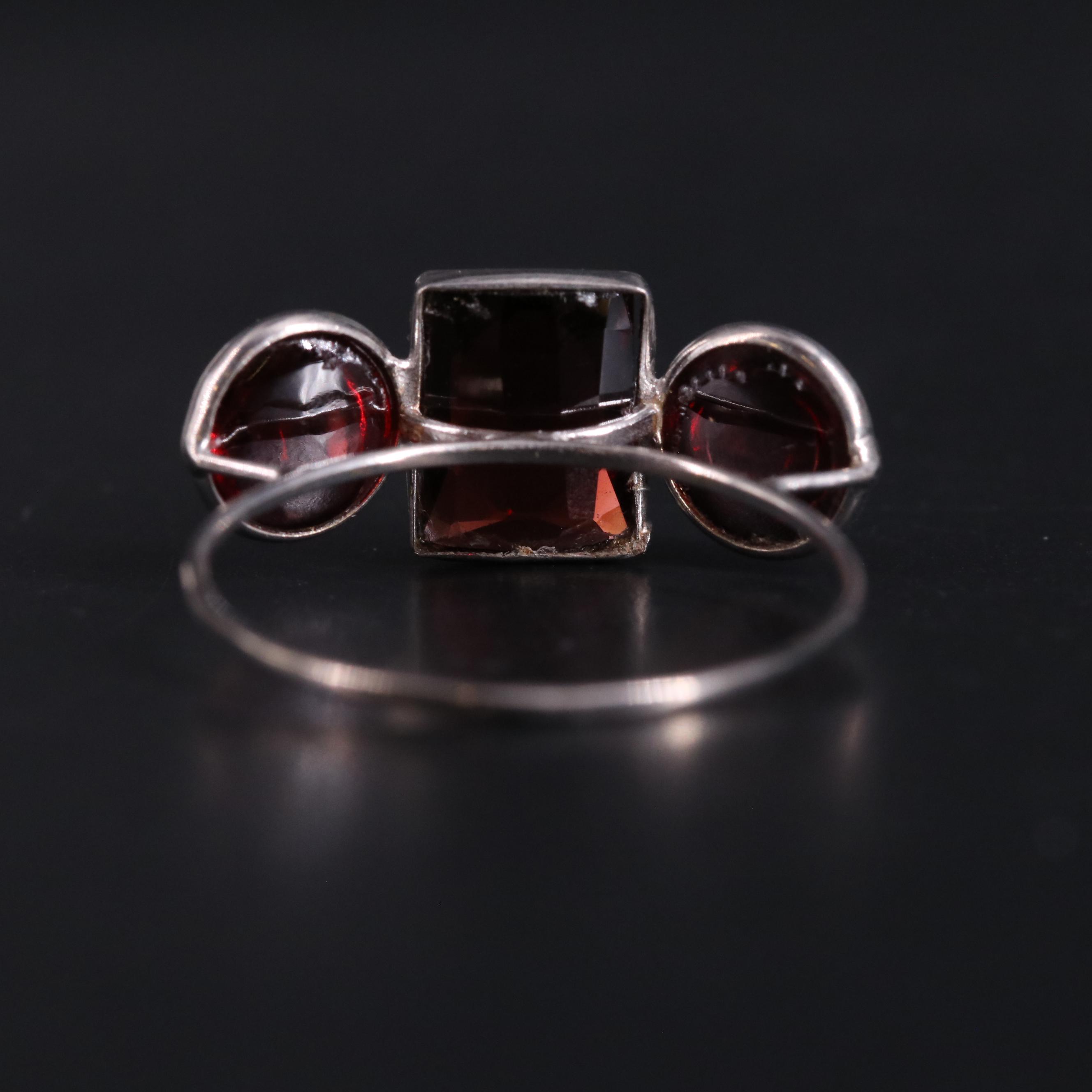 14K Garnet Ring