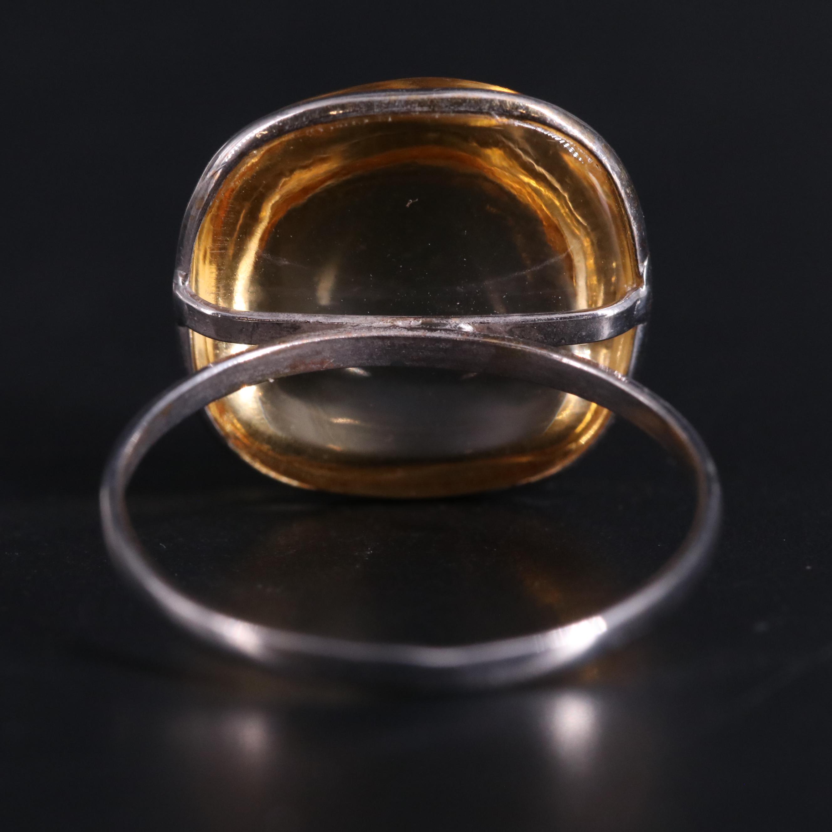 14K Citrine Ring