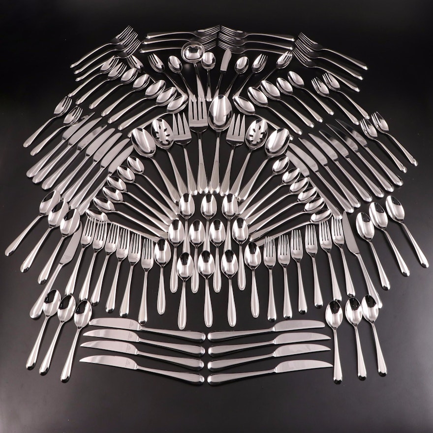 Lenox "Belmont-Bellevue" Stainless Steel Flatware and Serving Utensils