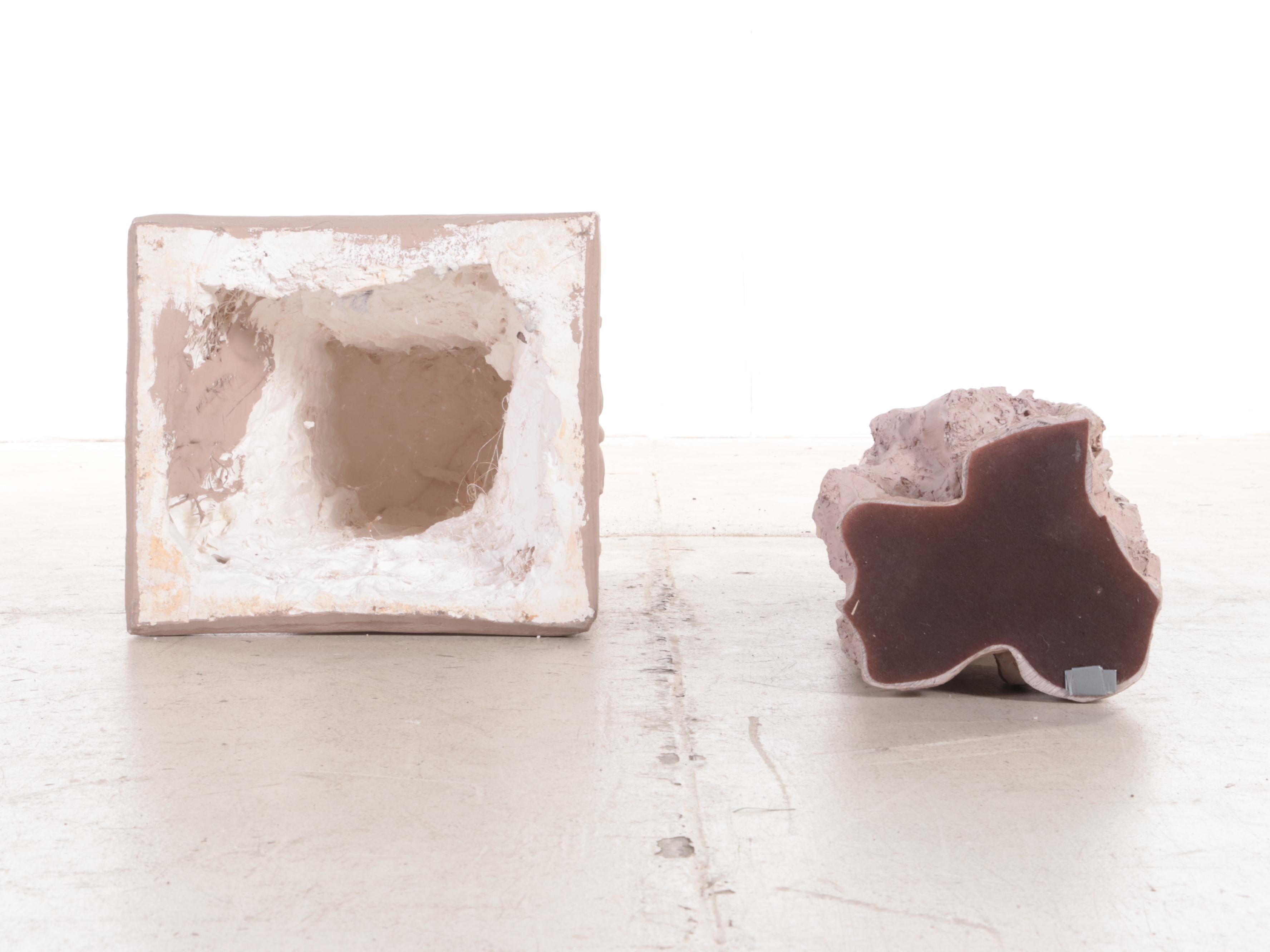 Austin Productions Cast Plaster Guan Yin Sculpture with Neoclassical Pedestal