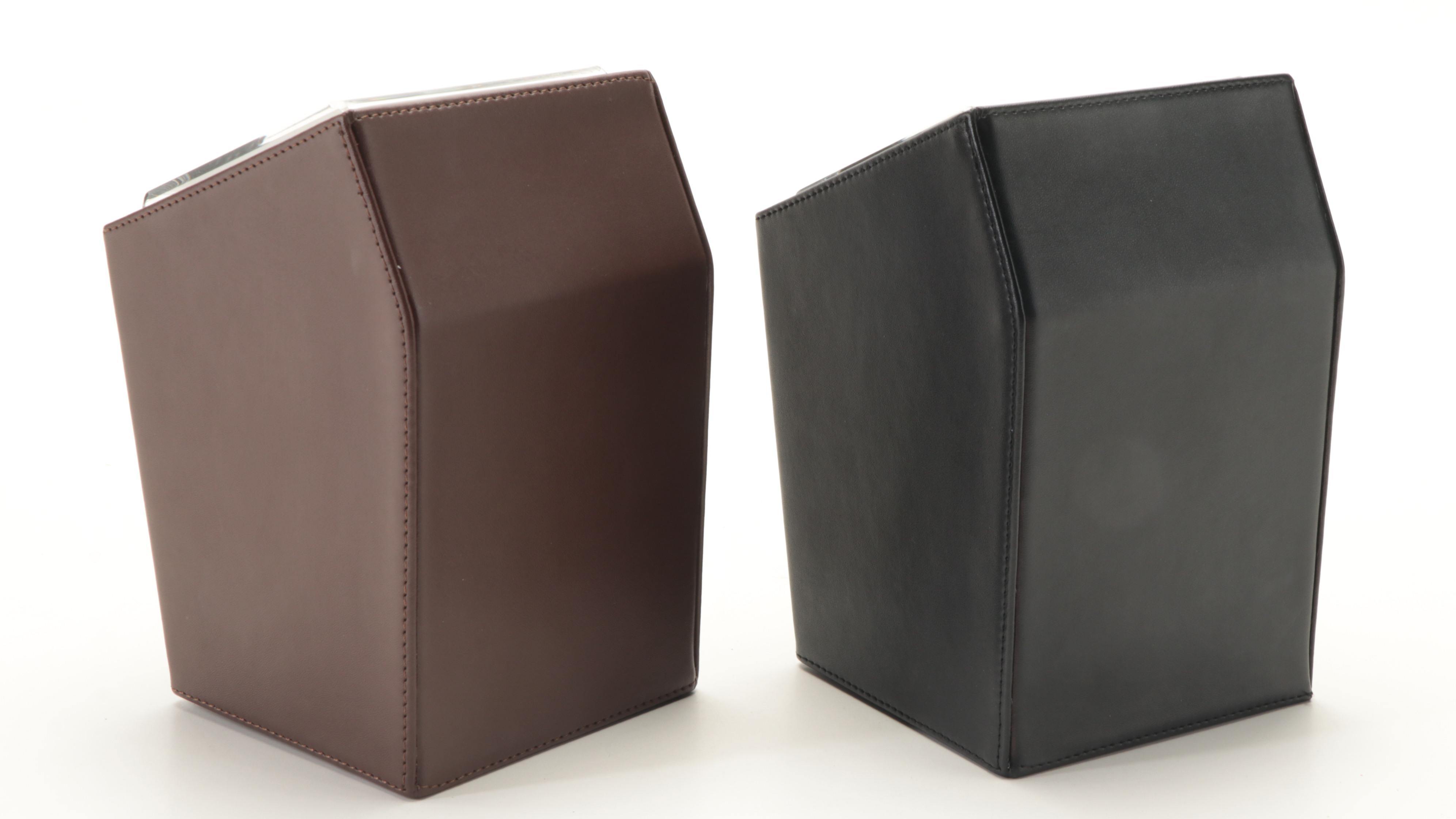 Jere Black and Brown Leather Single Watch Winders